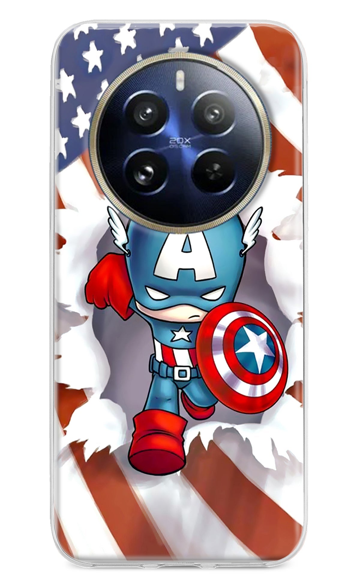 Captain America Realme 12 Pro 5G/12 Pro+ 5G Back Cover