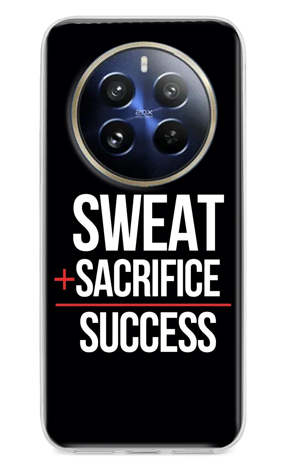 Sweat Sacrifice Success Realme 12 Pro 5G/12 Pro+ 5G Back Cover