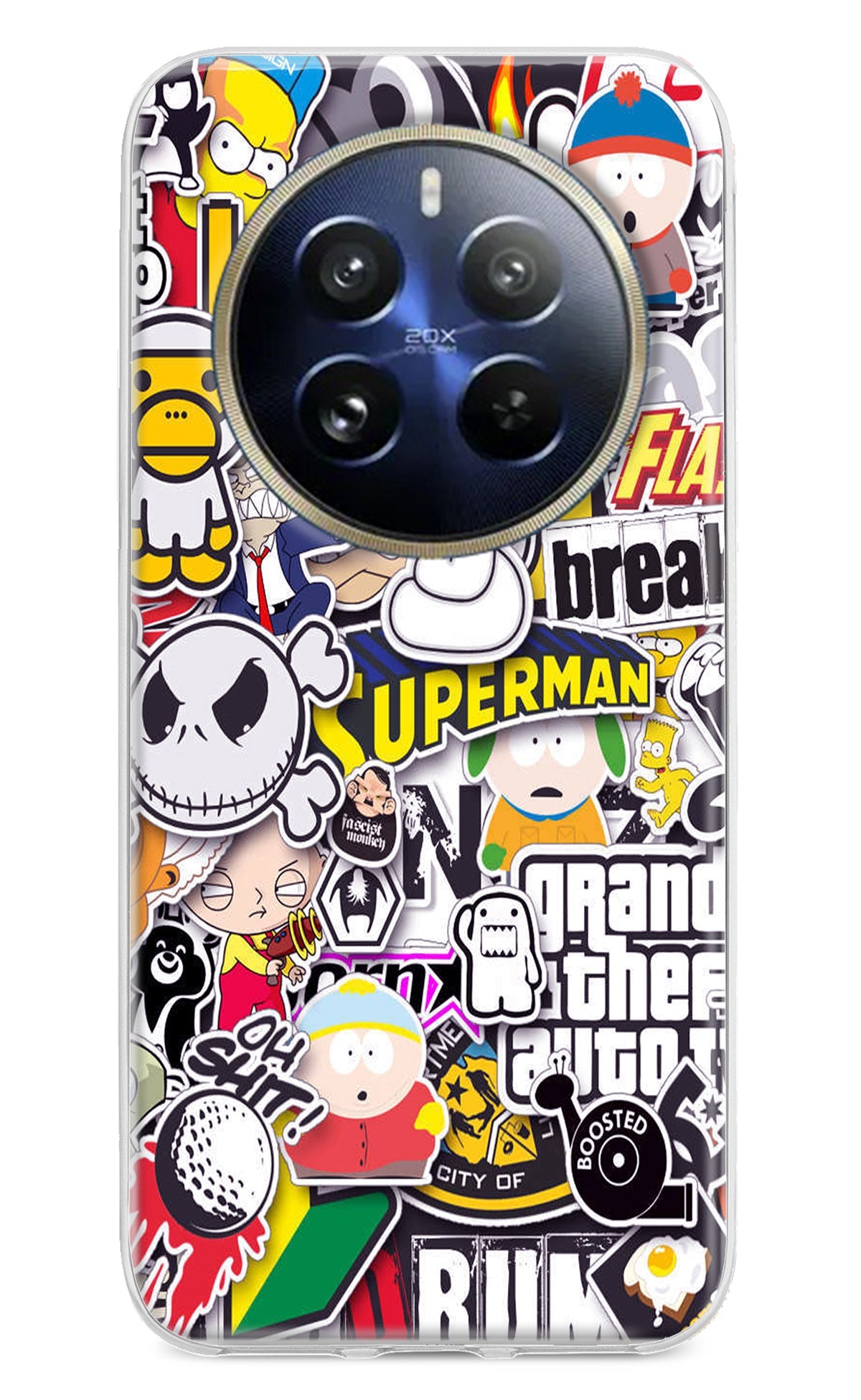 Sticker Bomb Realme 12 Pro 5G/12 Pro+ 5G Back Cover