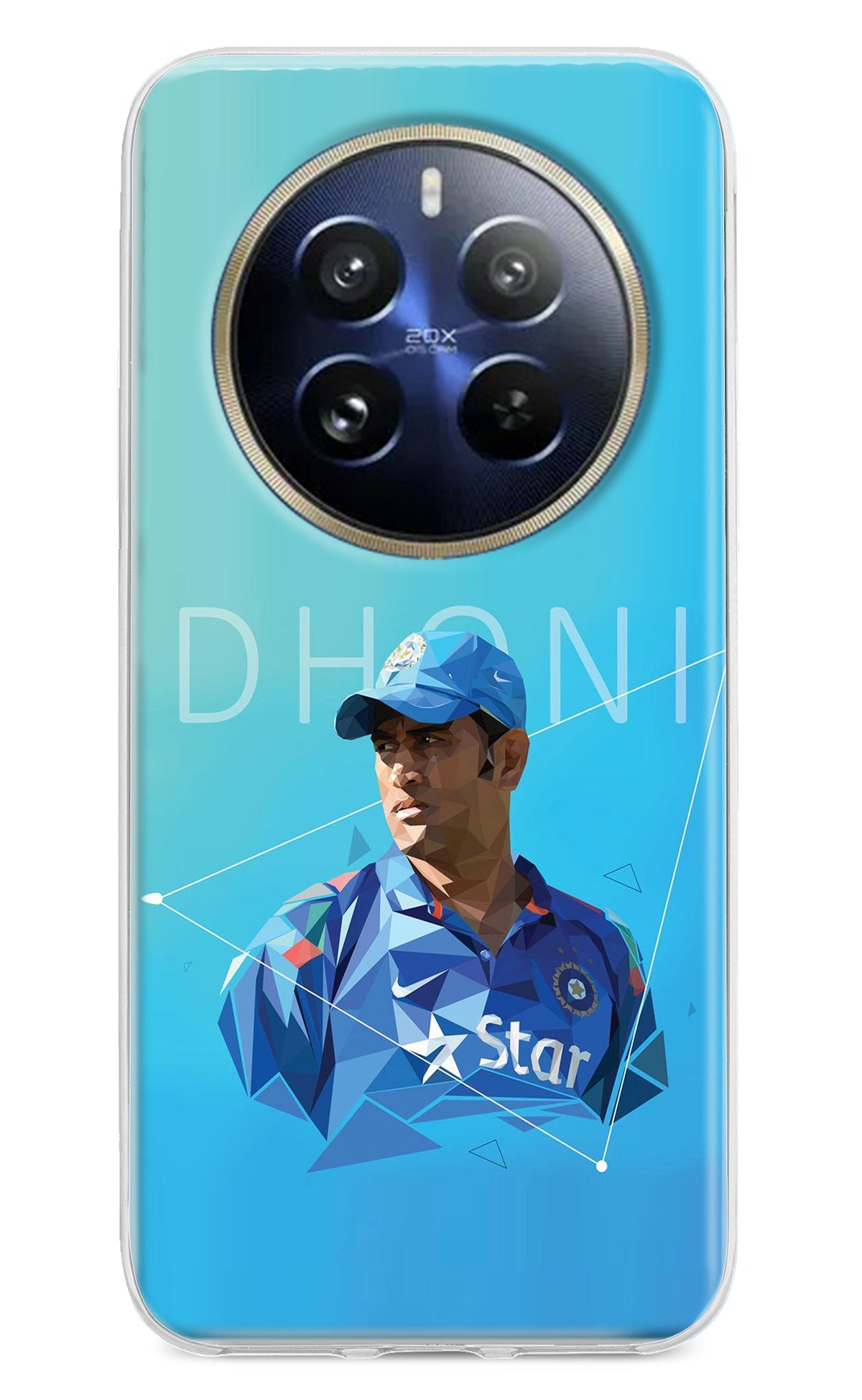 Dhoni Artwork Realme 12 Pro 5G/12 Pro+ 5G Back Cover