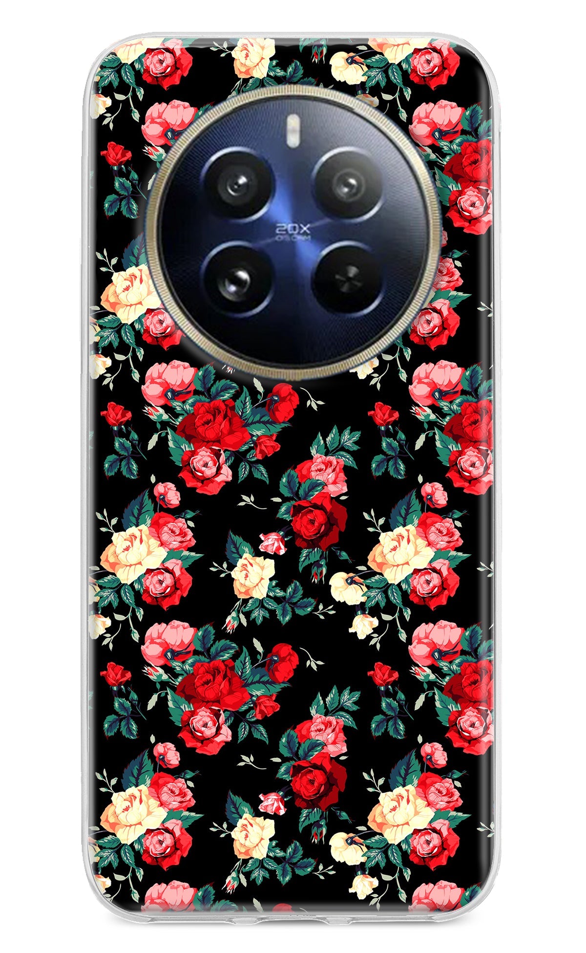 Rose Pattern Realme 12 Pro 5G/12 Pro+ 5G Back Cover