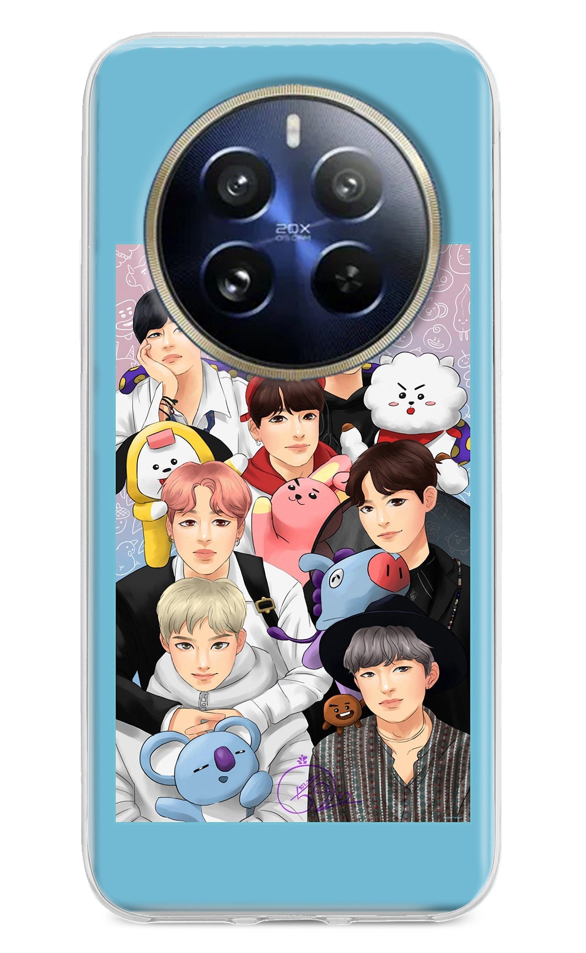 BTS with animals Realme 12 Pro 5G/12 Pro+ 5G Back Cover