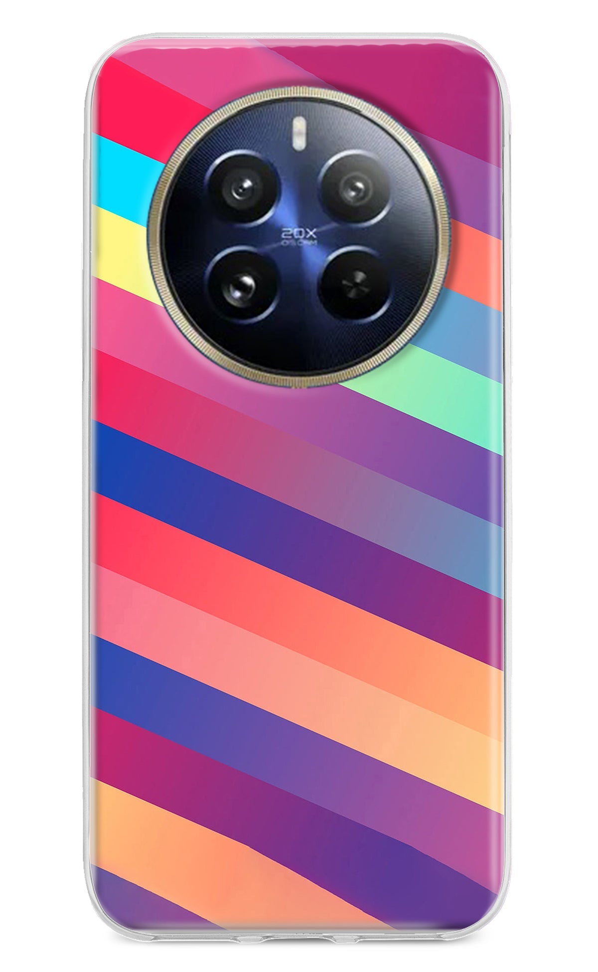 Stripes color Realme 12 Pro 5G/12 Pro+ 5G Back Cover