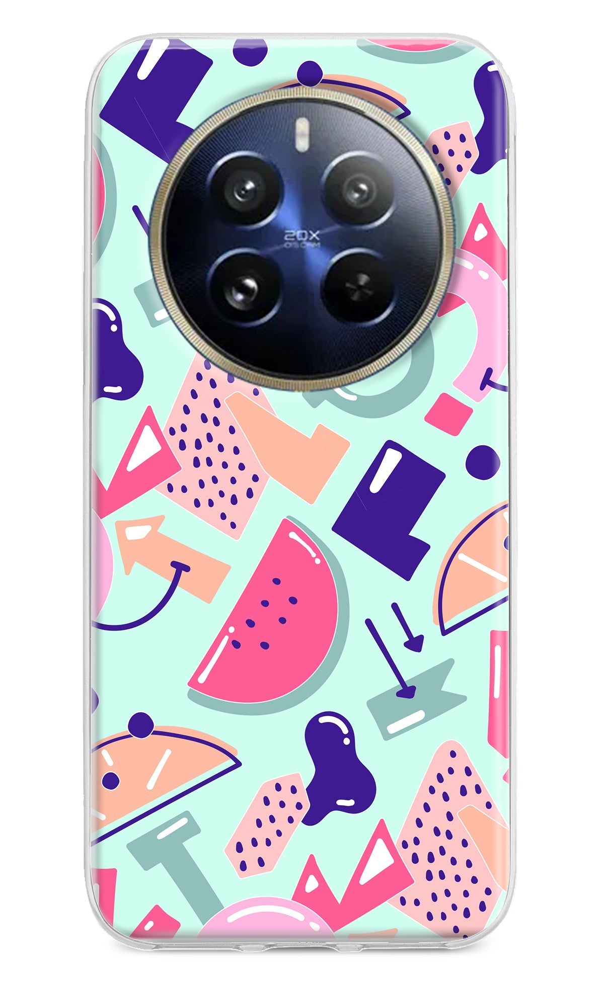 Doodle Pattern Realme 12 Pro 5G/12 Pro+ 5G Back Cover