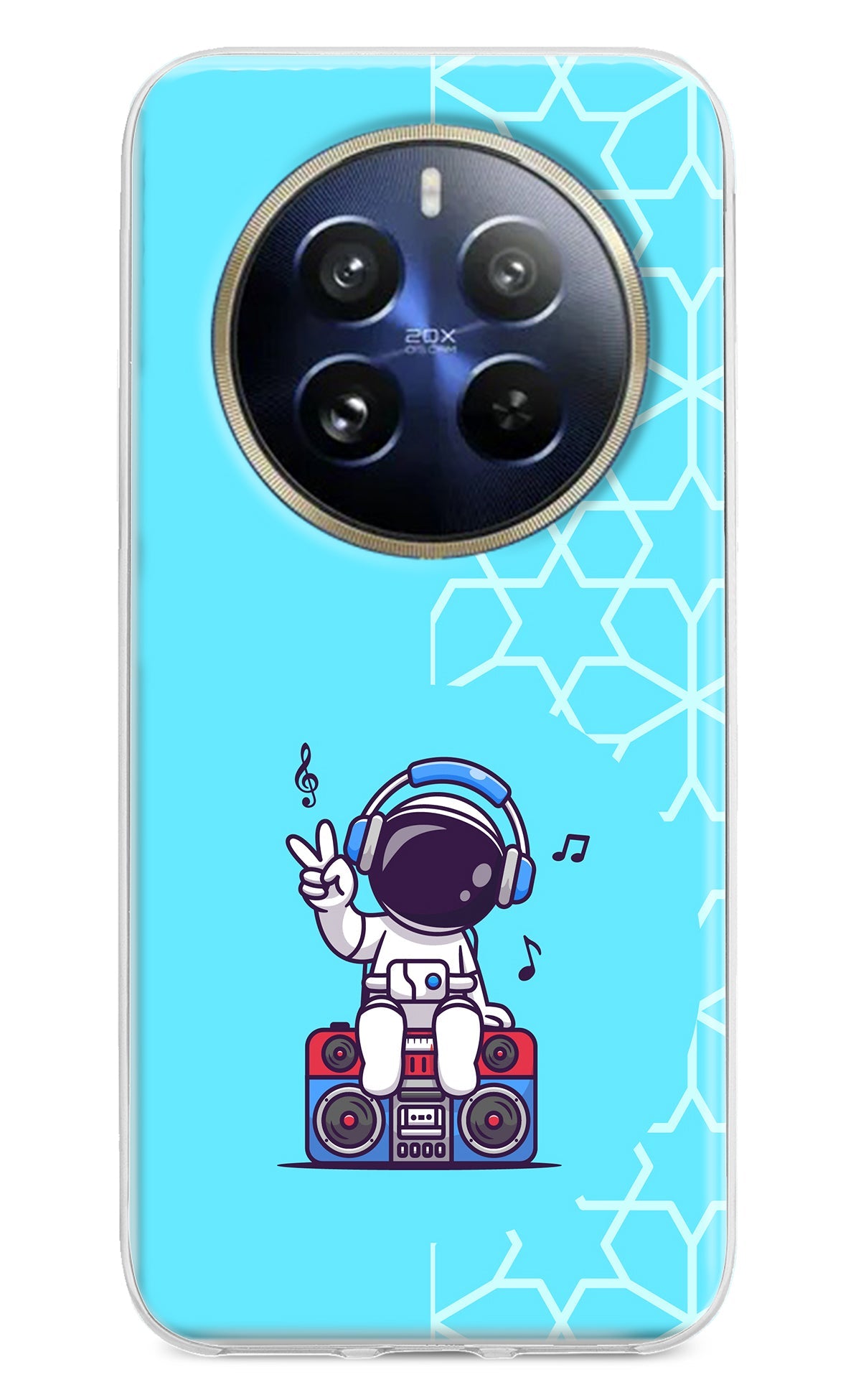 Cute Astronaut Chilling Realme 12 Pro 5G/12 Pro+ 5G Back Cover