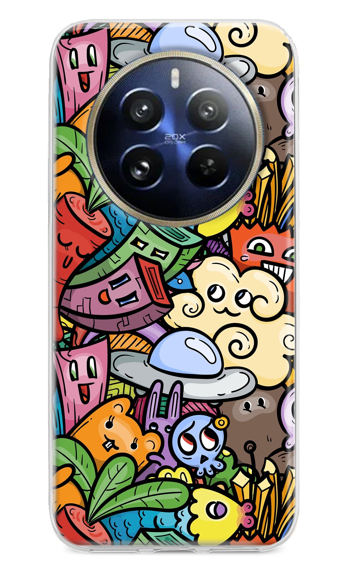 Veggie Doodle Realme 12 Pro 5G/12 Pro+ 5G Back Cover