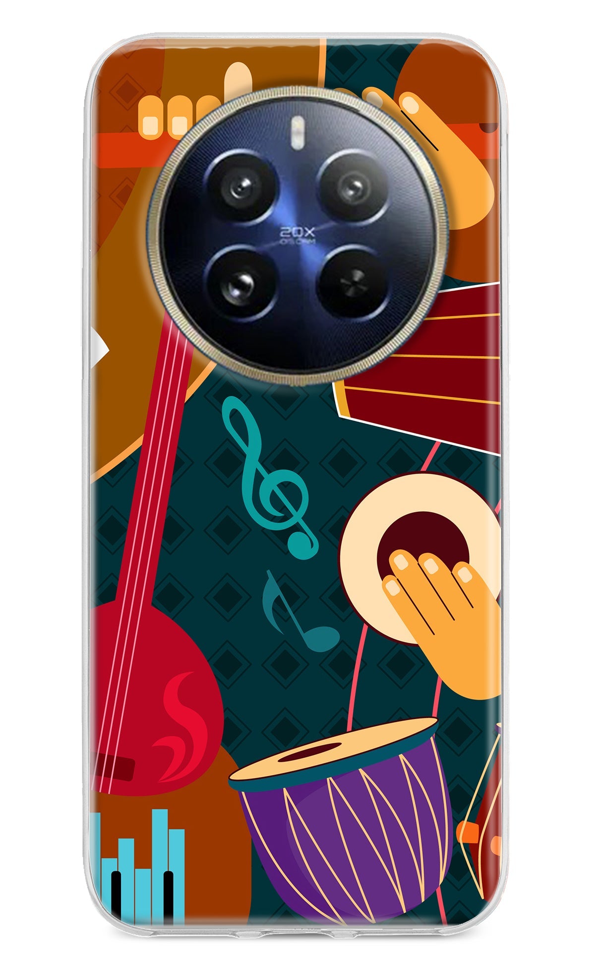 Music Instrument Realme 12 Pro 5G/12 Pro+ 5G Back Cover