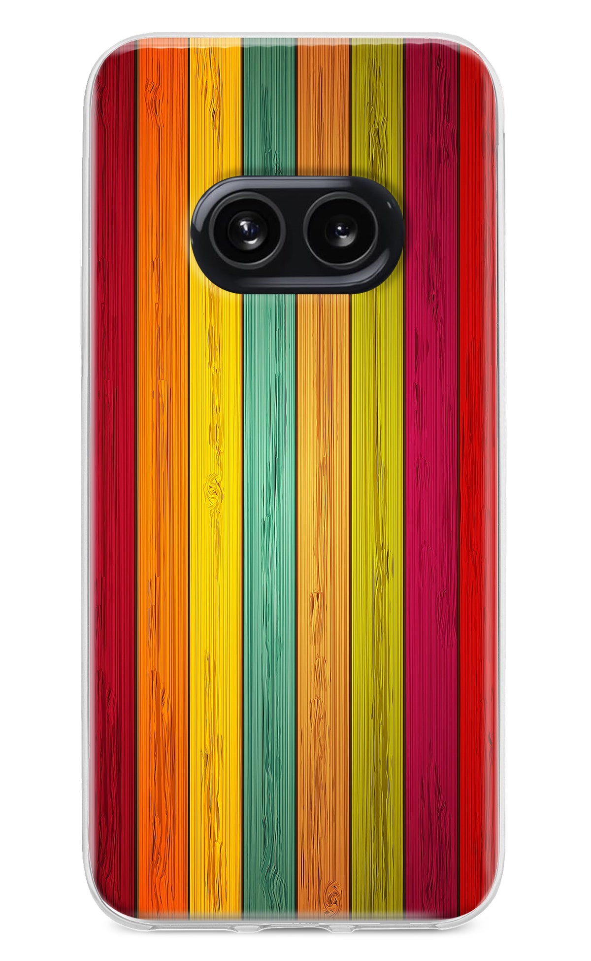 Multicolor Wooden Nothing Phone 2A Back Cover