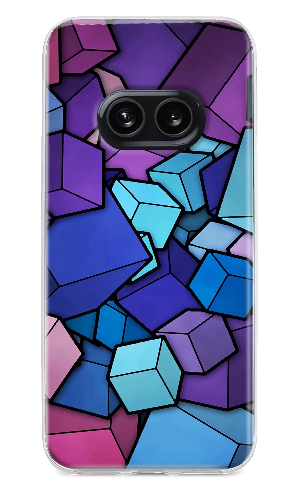 Cubic Abstract Nothing Phone 2A Back Cover