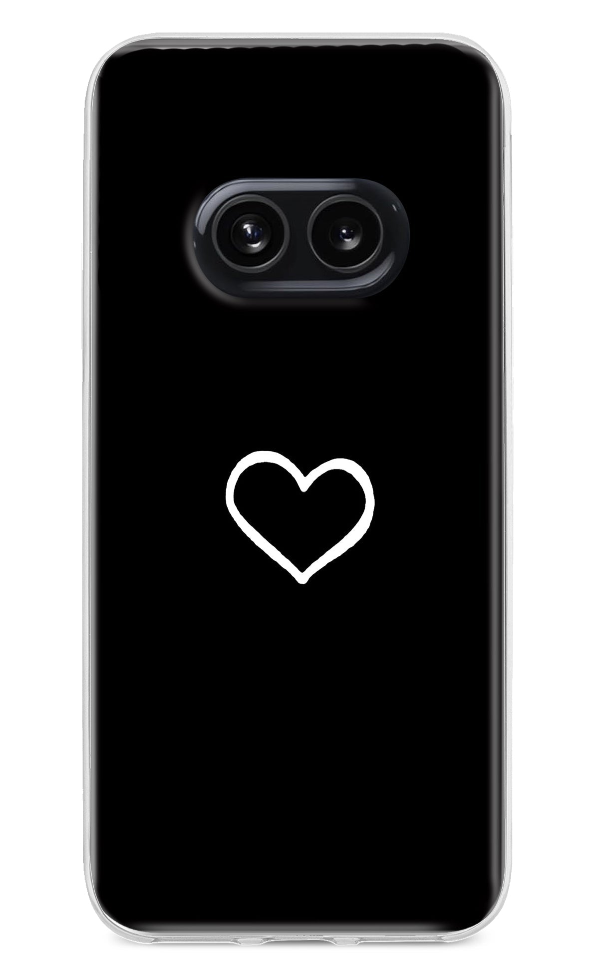 Heart Nothing Phone 2A Back Cover