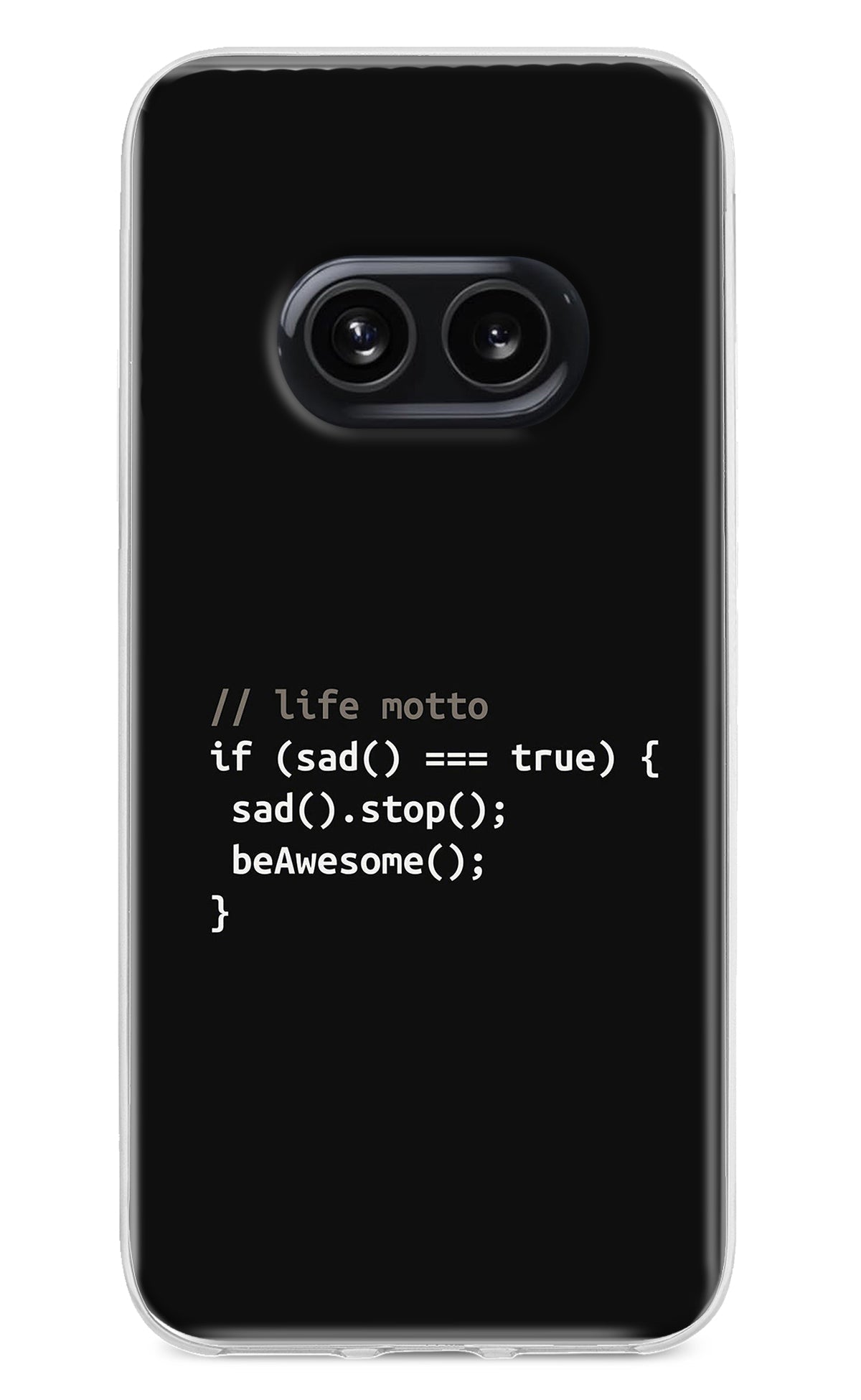 Life Motto Code Nothing Phone 2A Back Cover