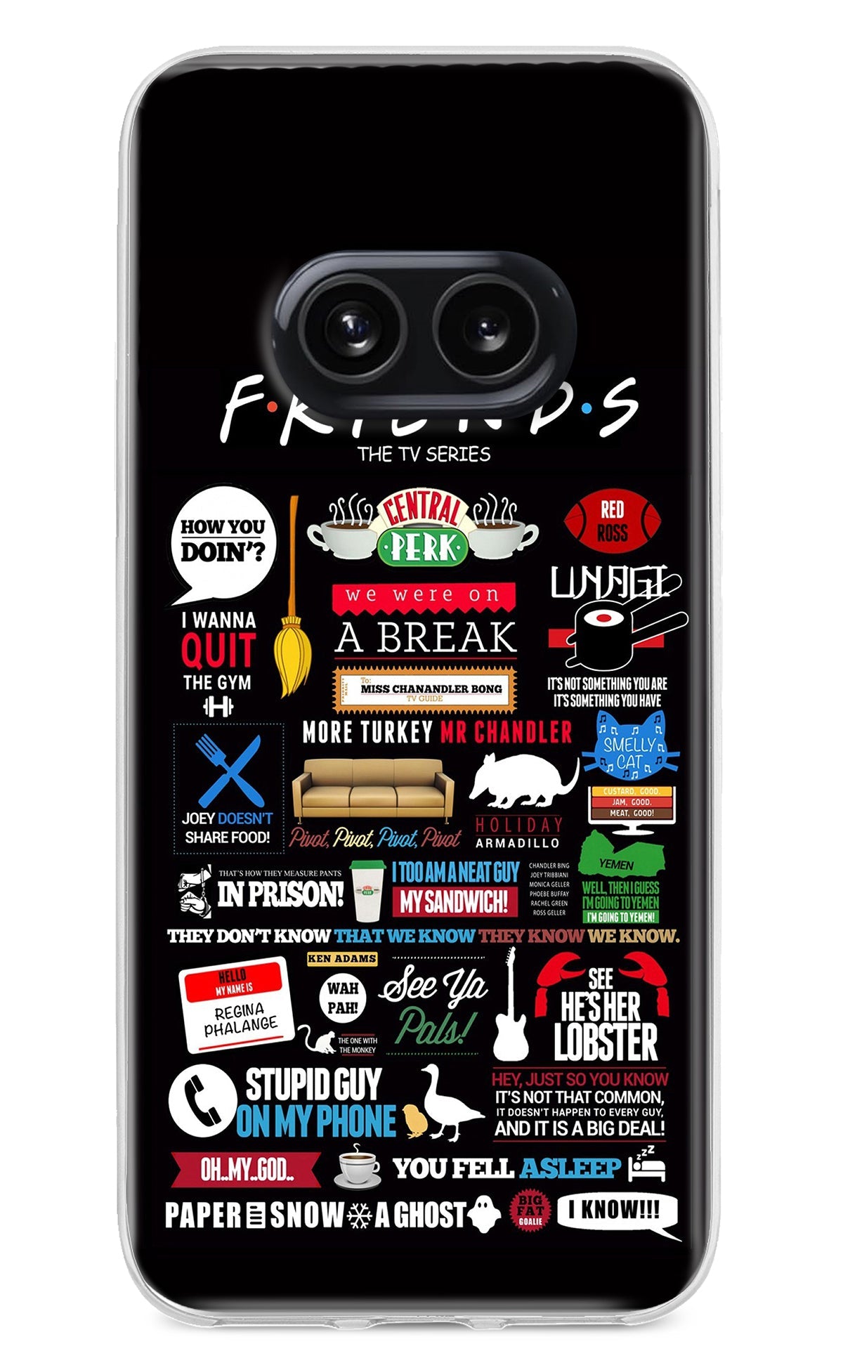 FRIENDS Nothing Phone 2A Back Cover