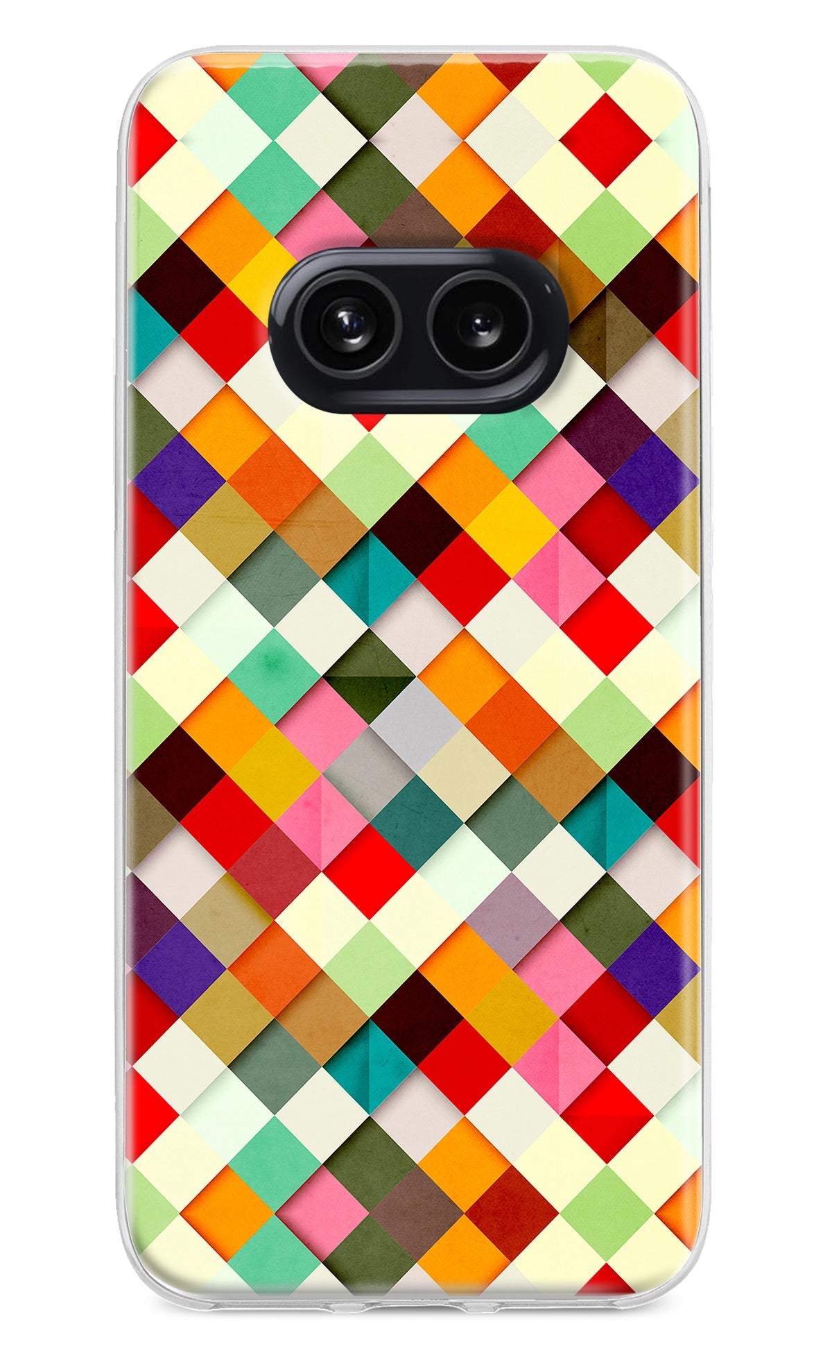 Geometric Abstract Colorful Nothing Phone 2A Back Cover