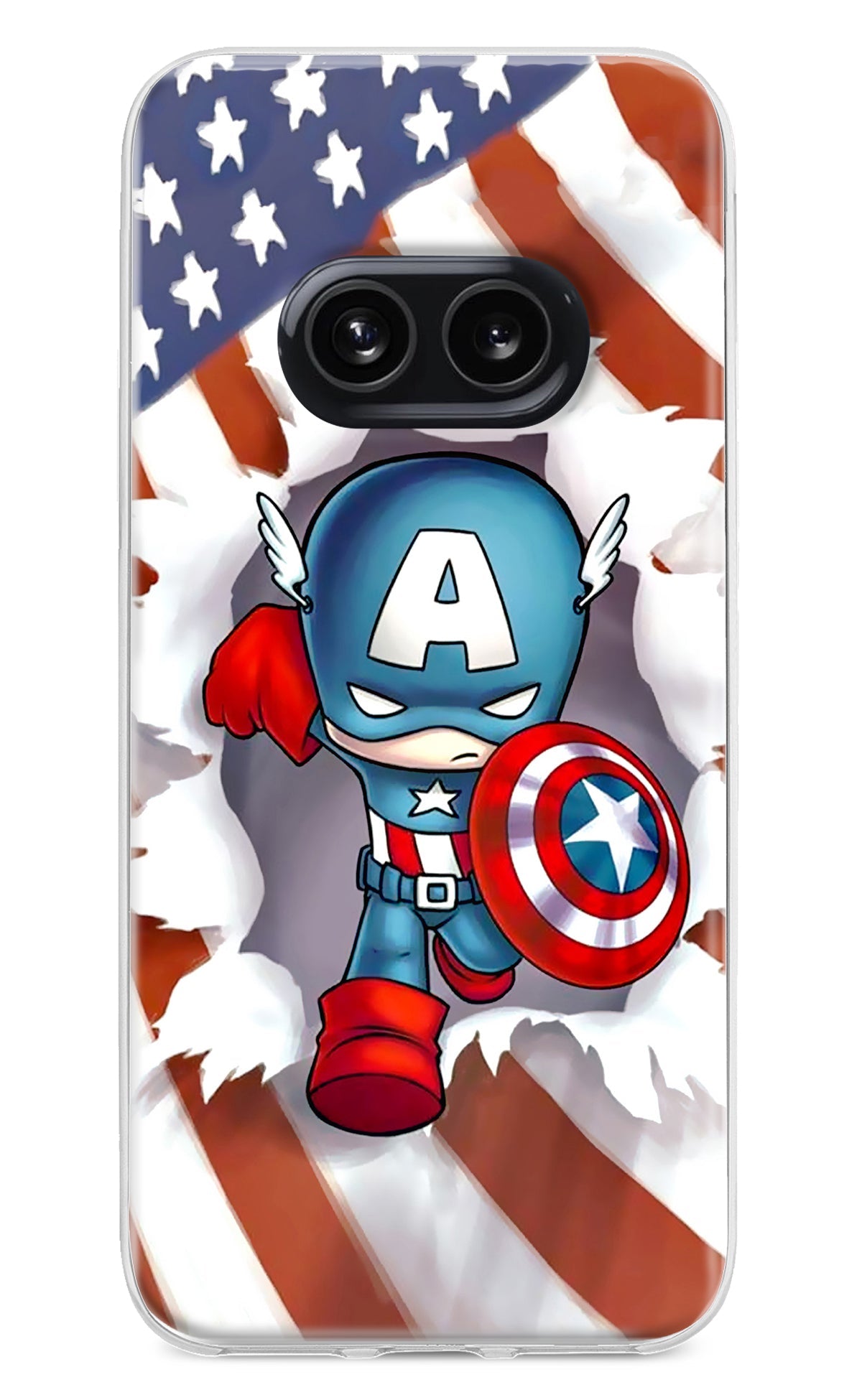 Captain America Nothing Phone 2A Back Cover