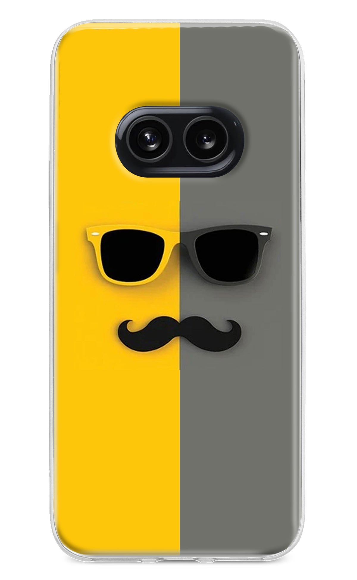 Sunglasses with Mustache Nothing Phone 2A Back Cover