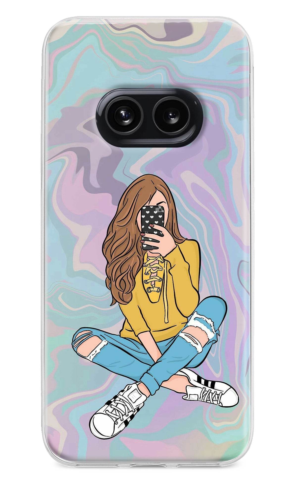 Selfie Girl Nothing Phone 2A Back Cover