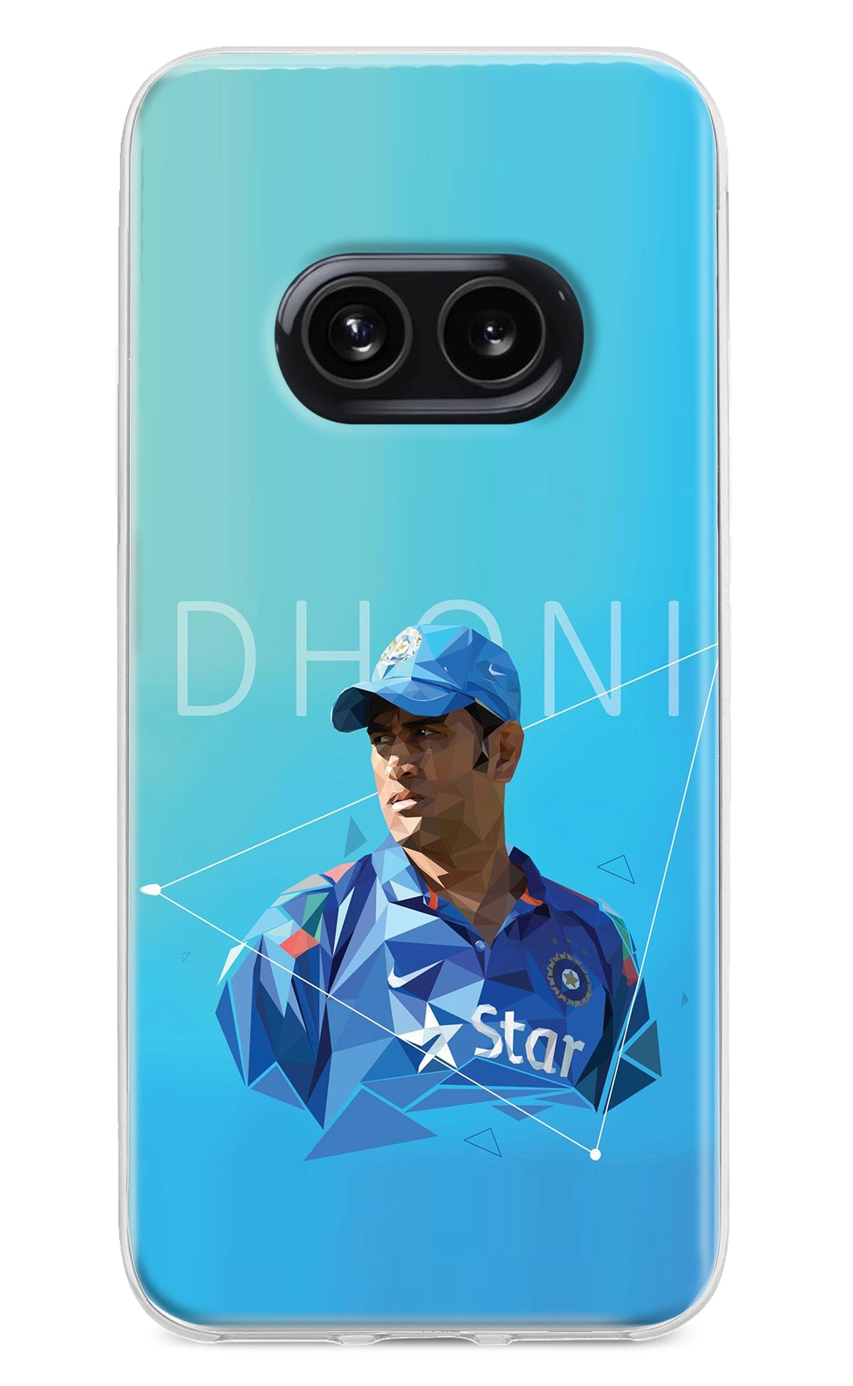 Dhoni Artwork Nothing Phone 2A Back Cover