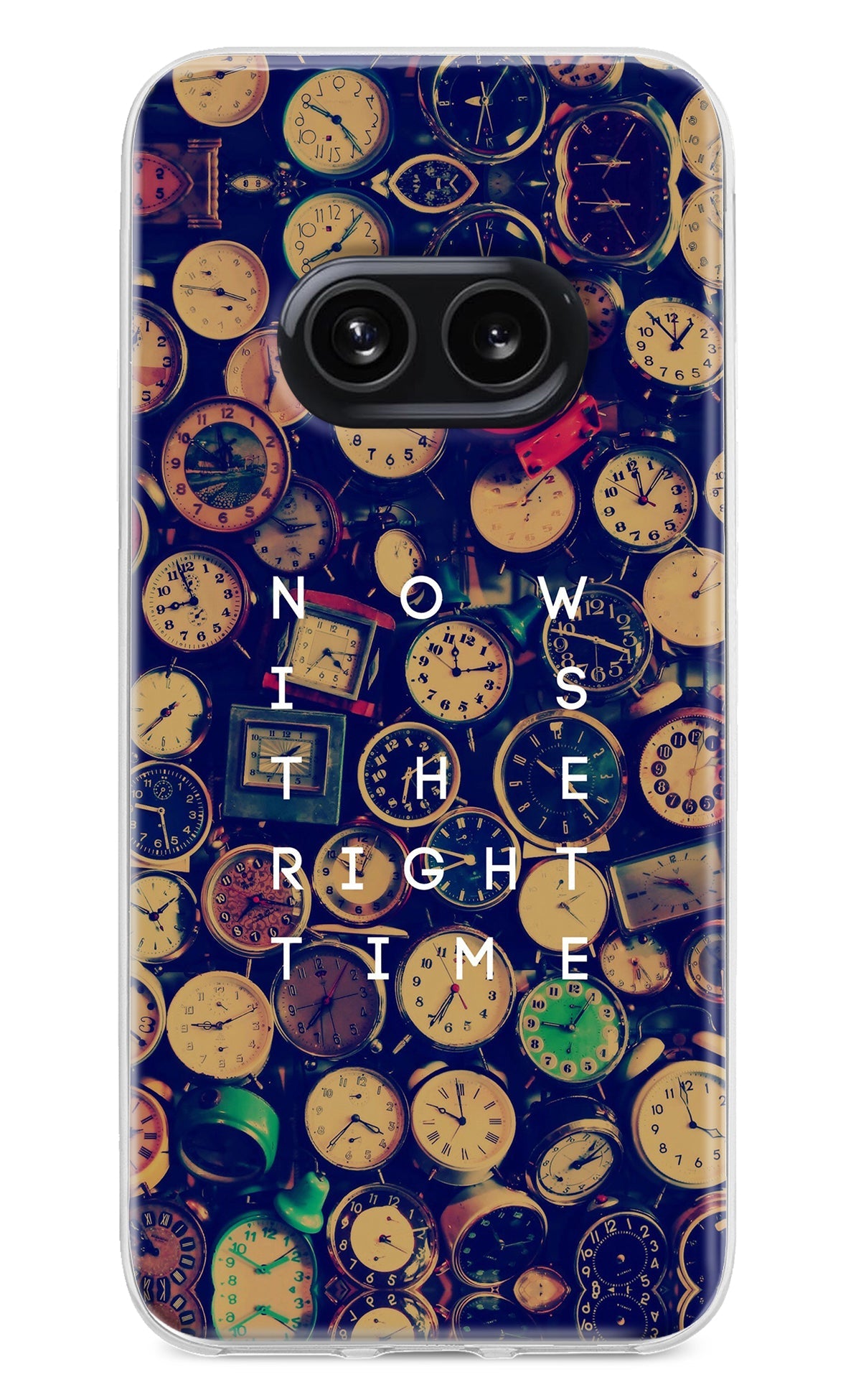 Now is the Right Time Quote Nothing Phone 2A Back Cover