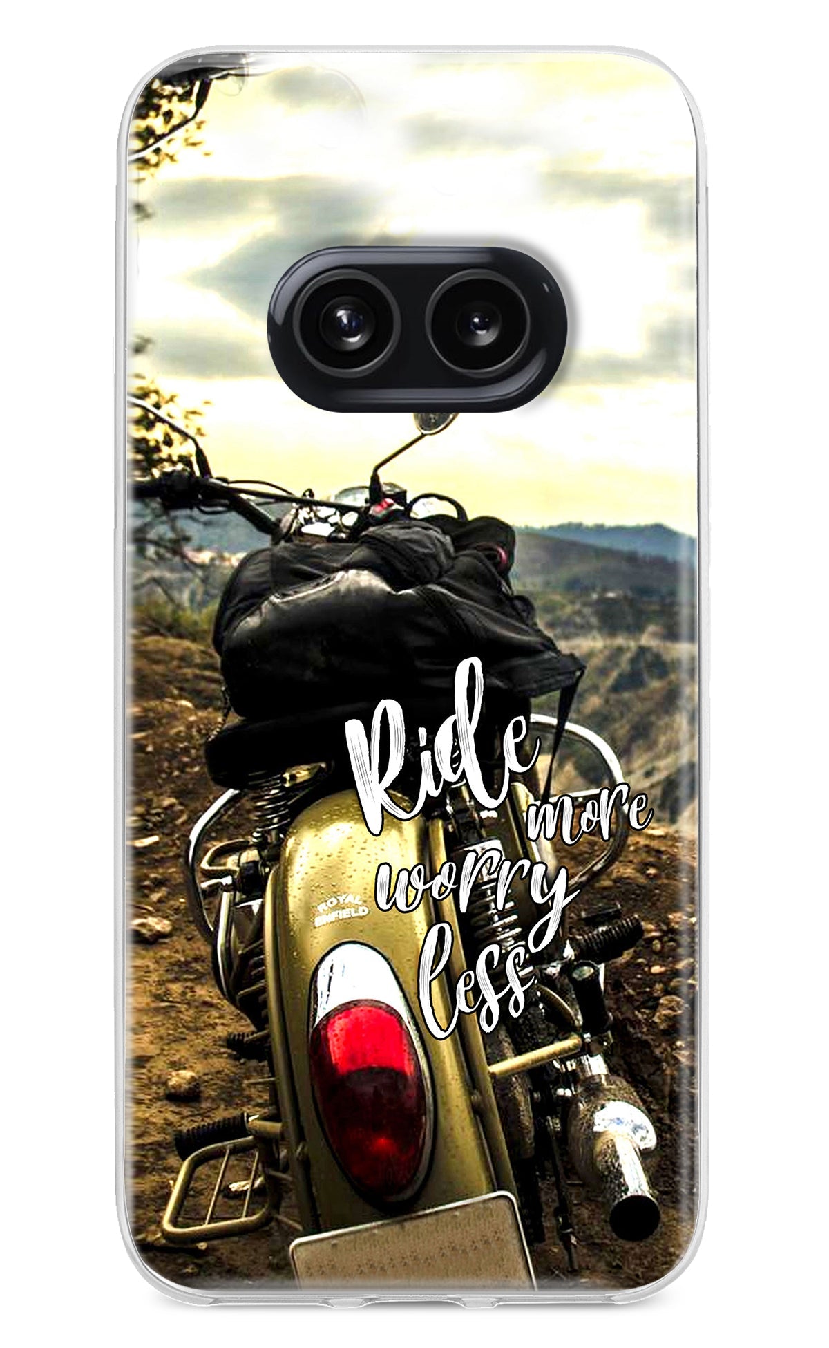 Ride More Worry Less Nothing Phone 2A Back Cover