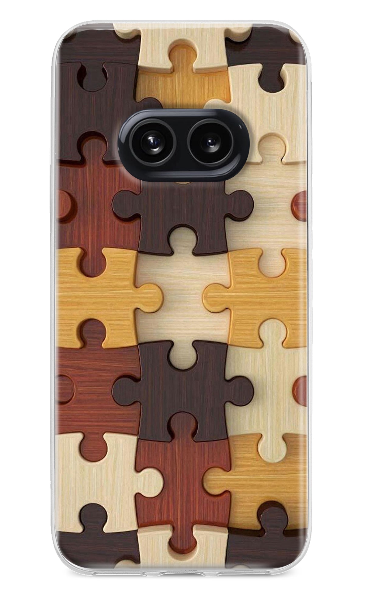 Wooden Puzzle Nothing Phone 2A Back Cover