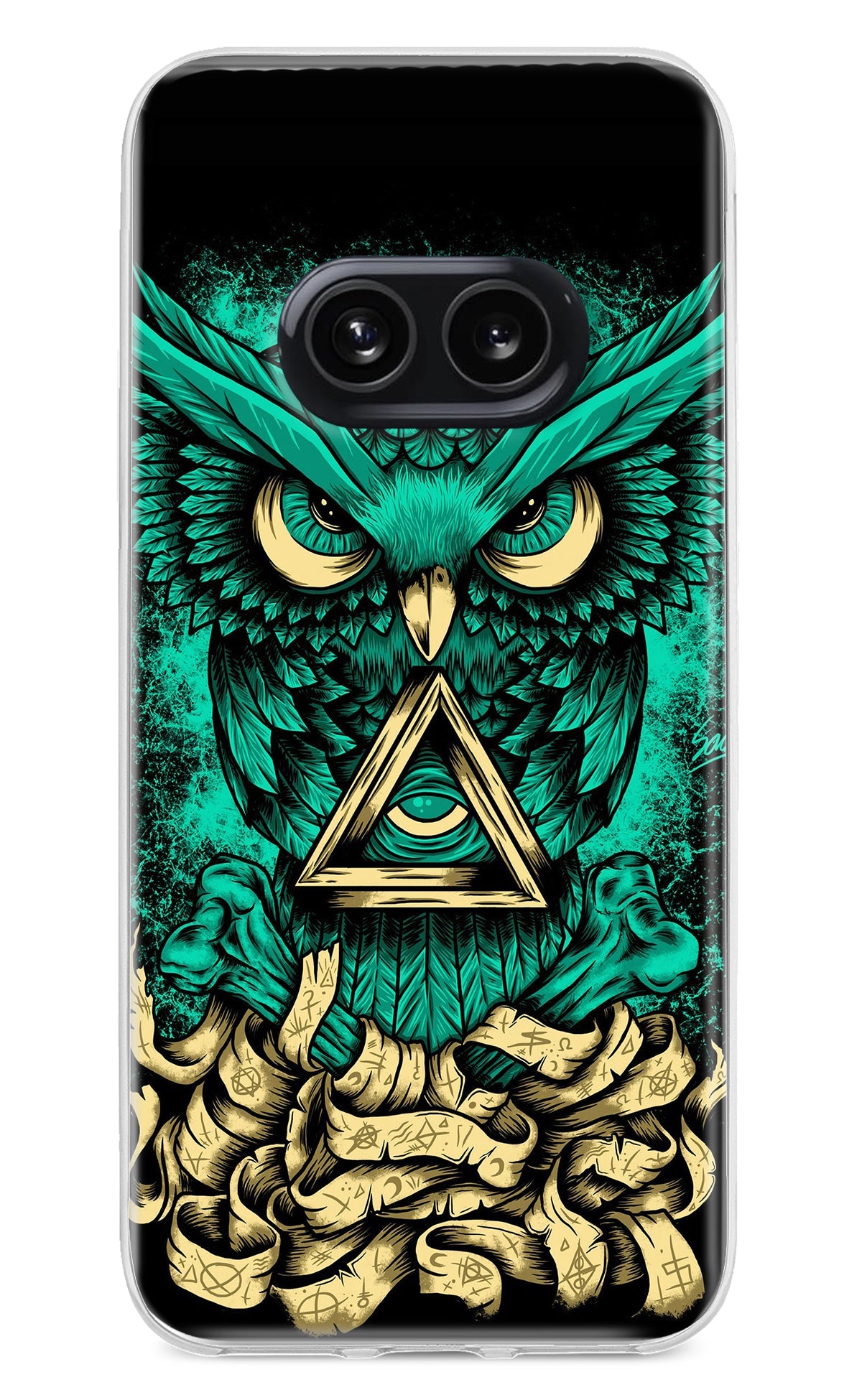 Green Owl Nothing Phone 2A Back Cover