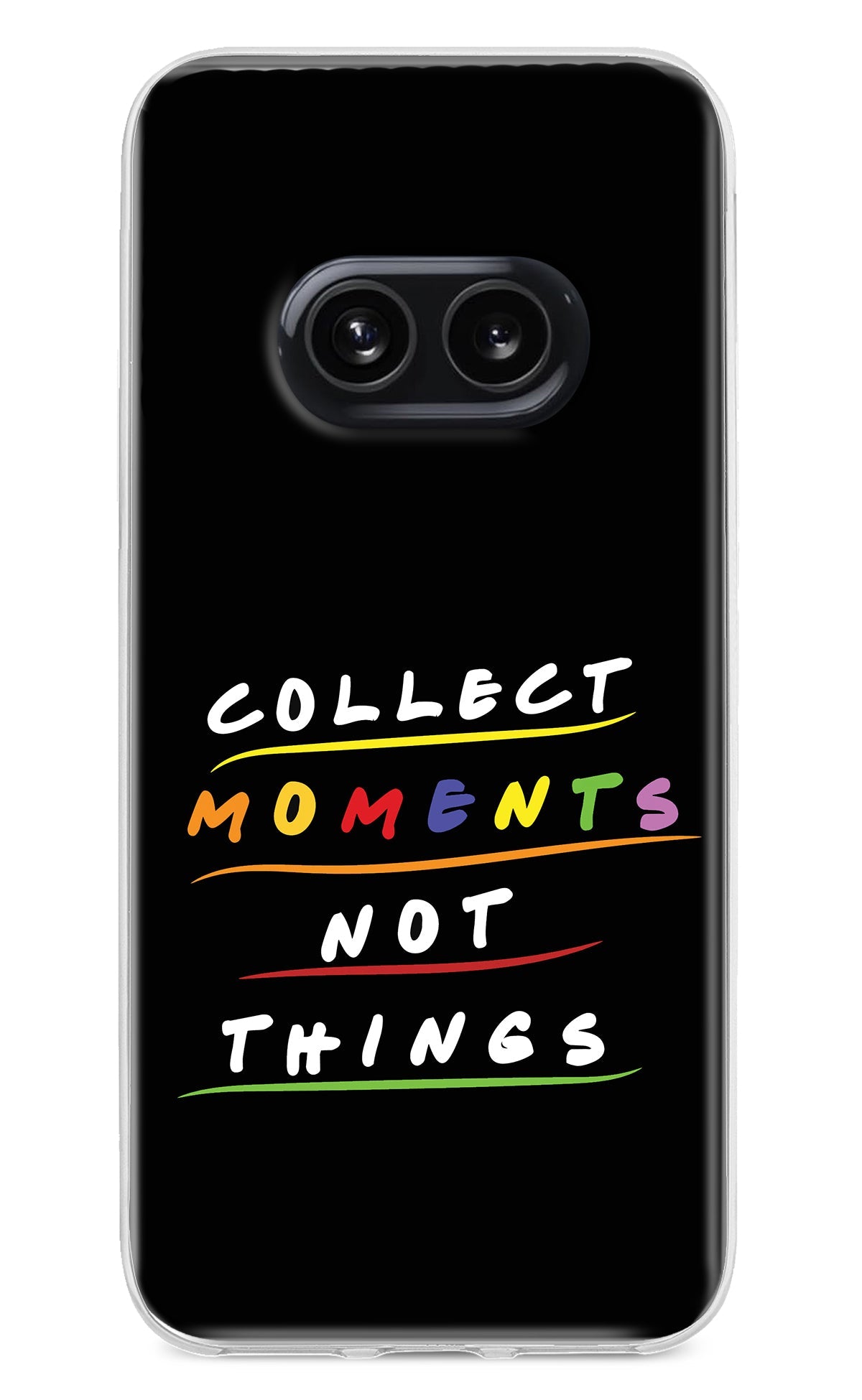 Collect Moments Not Things Nothing Phone 2A Back Cover