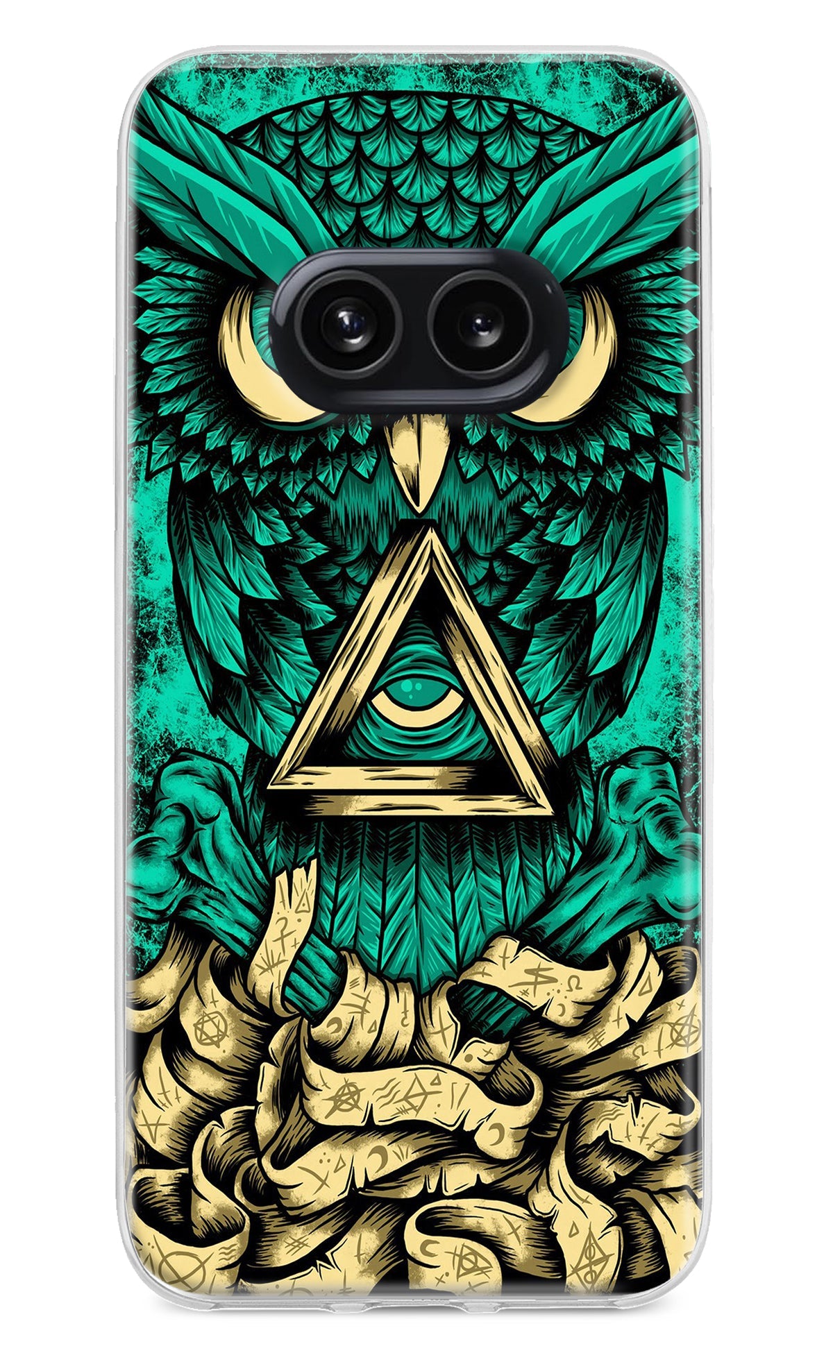 Green Owl Nothing Phone 2A Back Cover