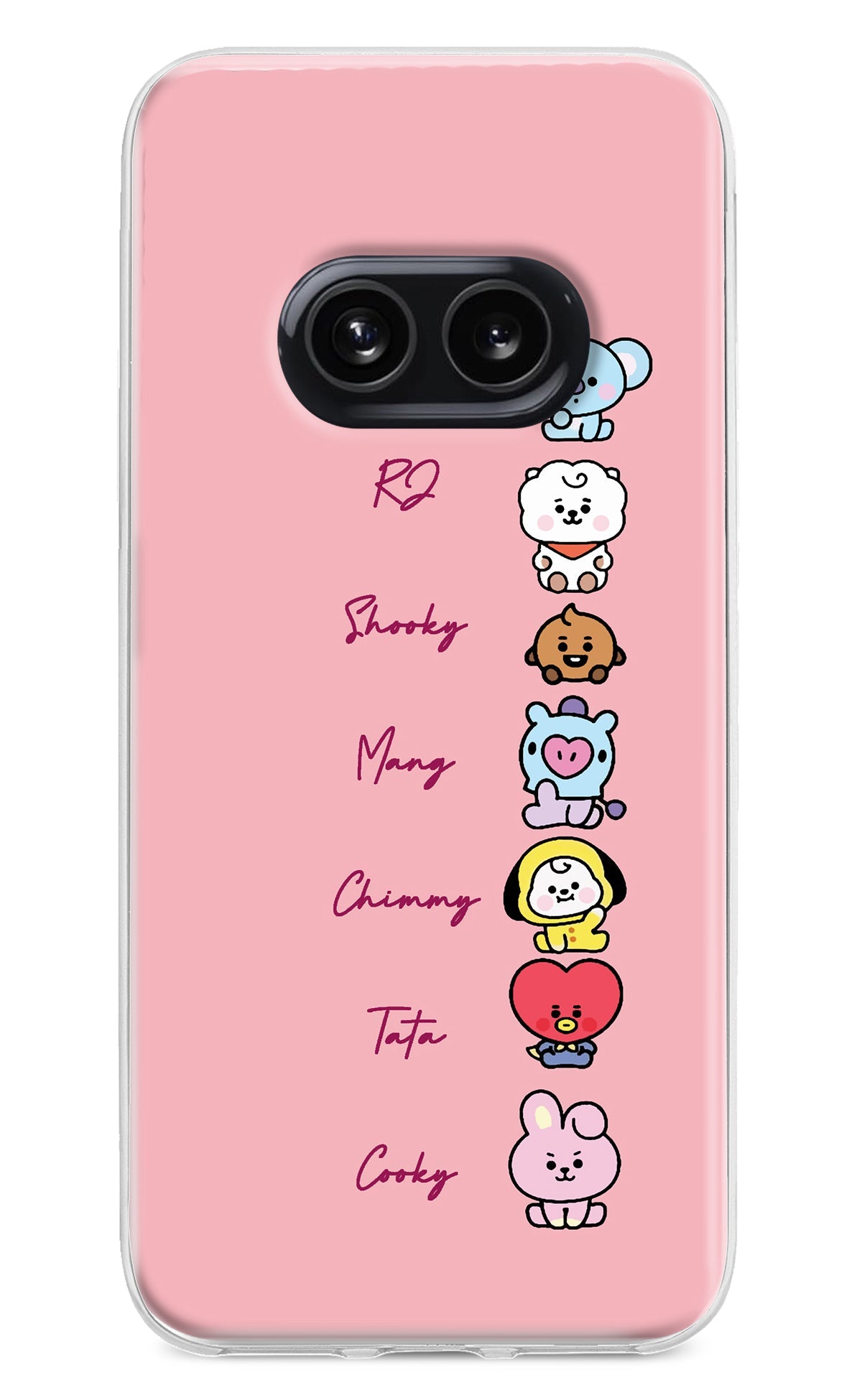 BTS names Nothing Phone 2A Back Cover