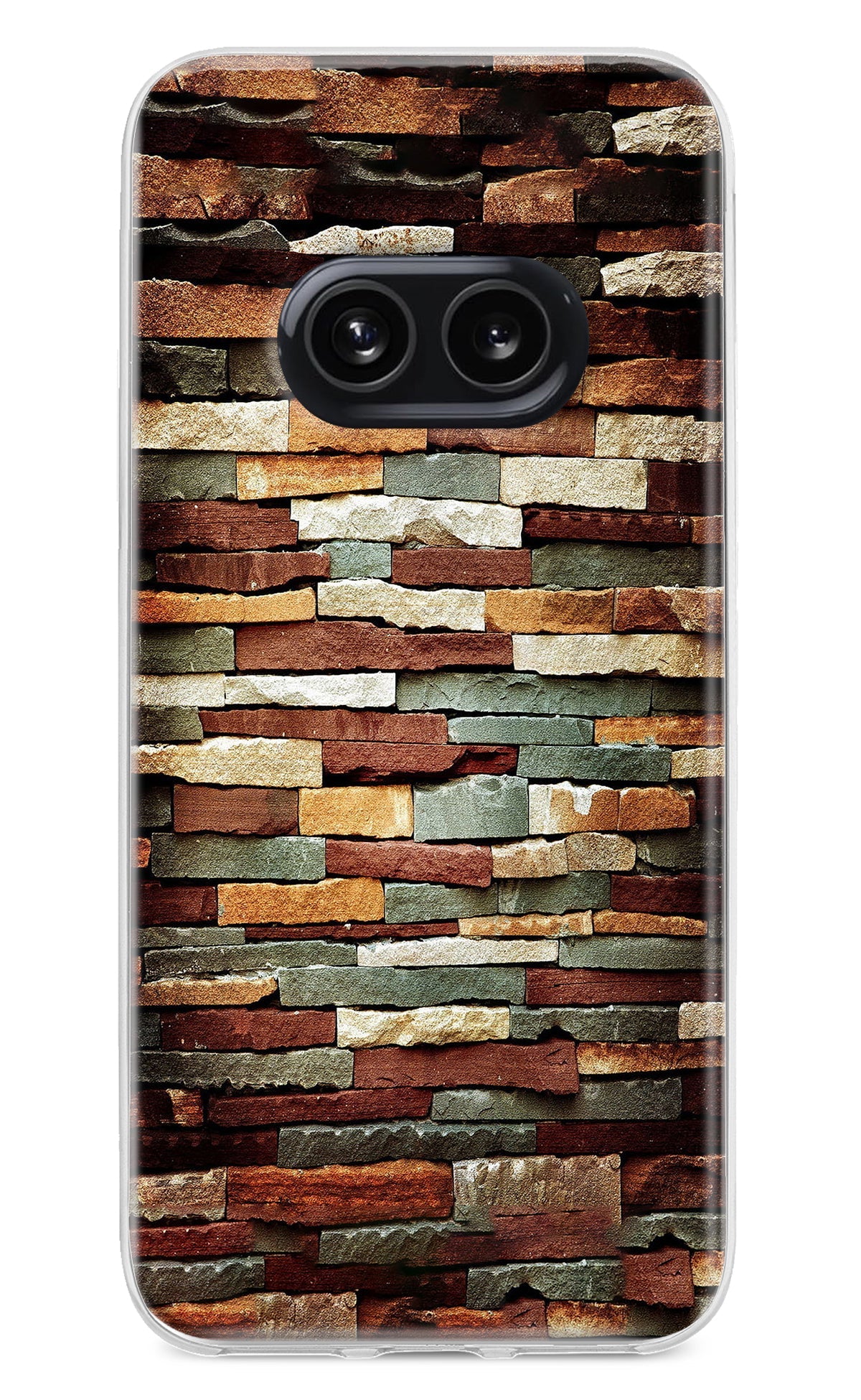 Bricks Pattern Nothing Phone 2A Back Cover