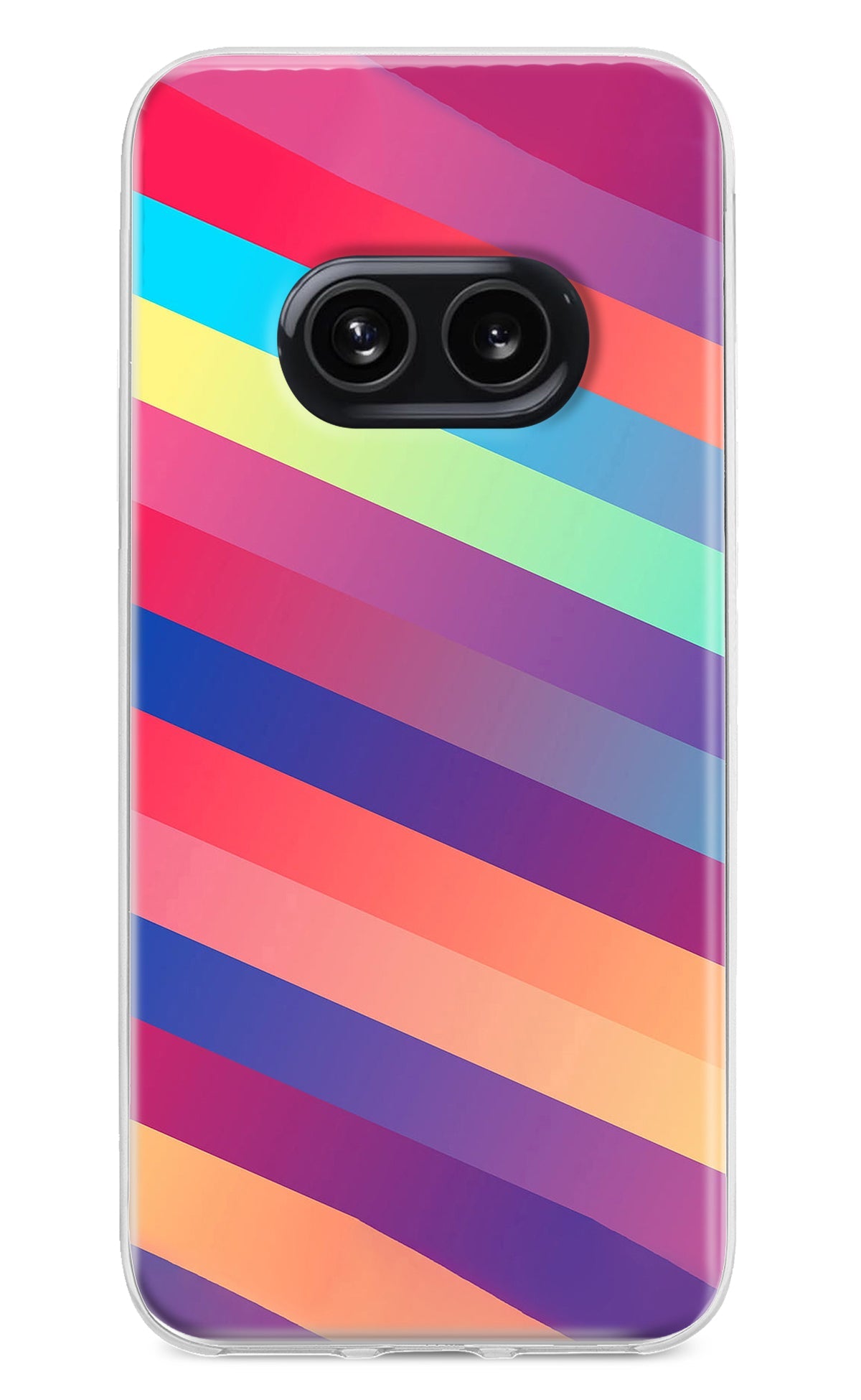 Stripes color Nothing Phone 2A Back Cover