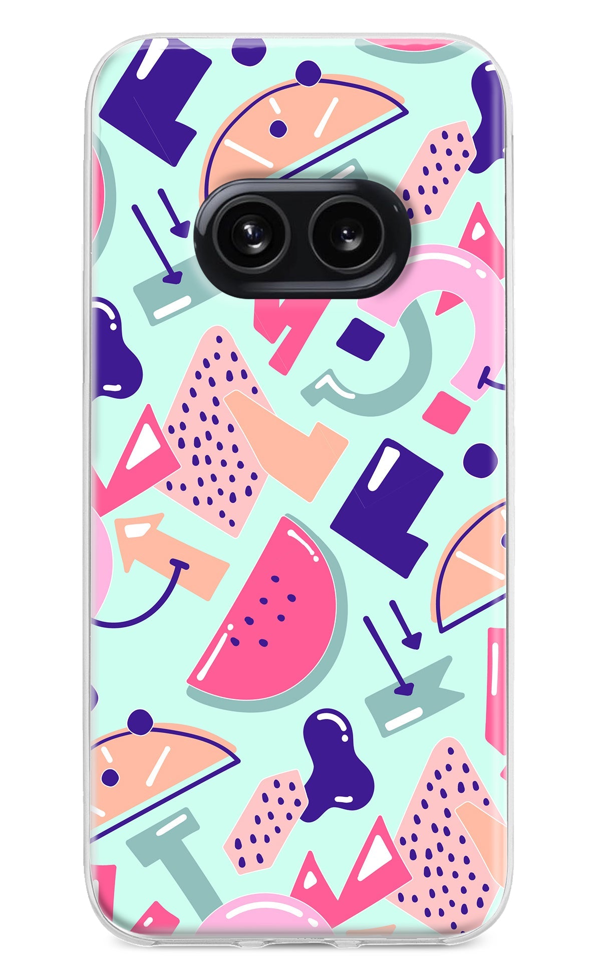 Doodle Pattern Nothing Phone 2A Back Cover