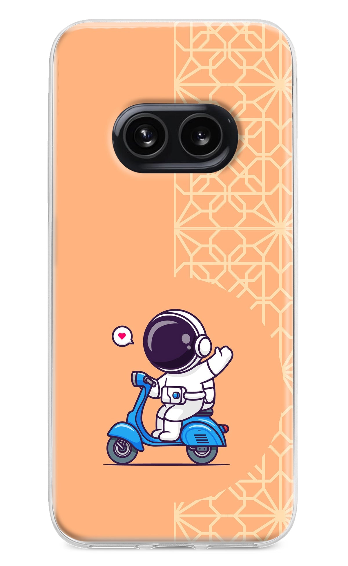 Cute Astronaut Riding Nothing Phone 2A Back Cover