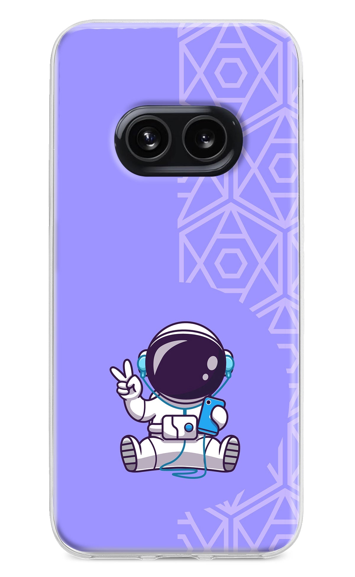 Cute Astronaut Chilling Nothing Phone 2A Back Cover