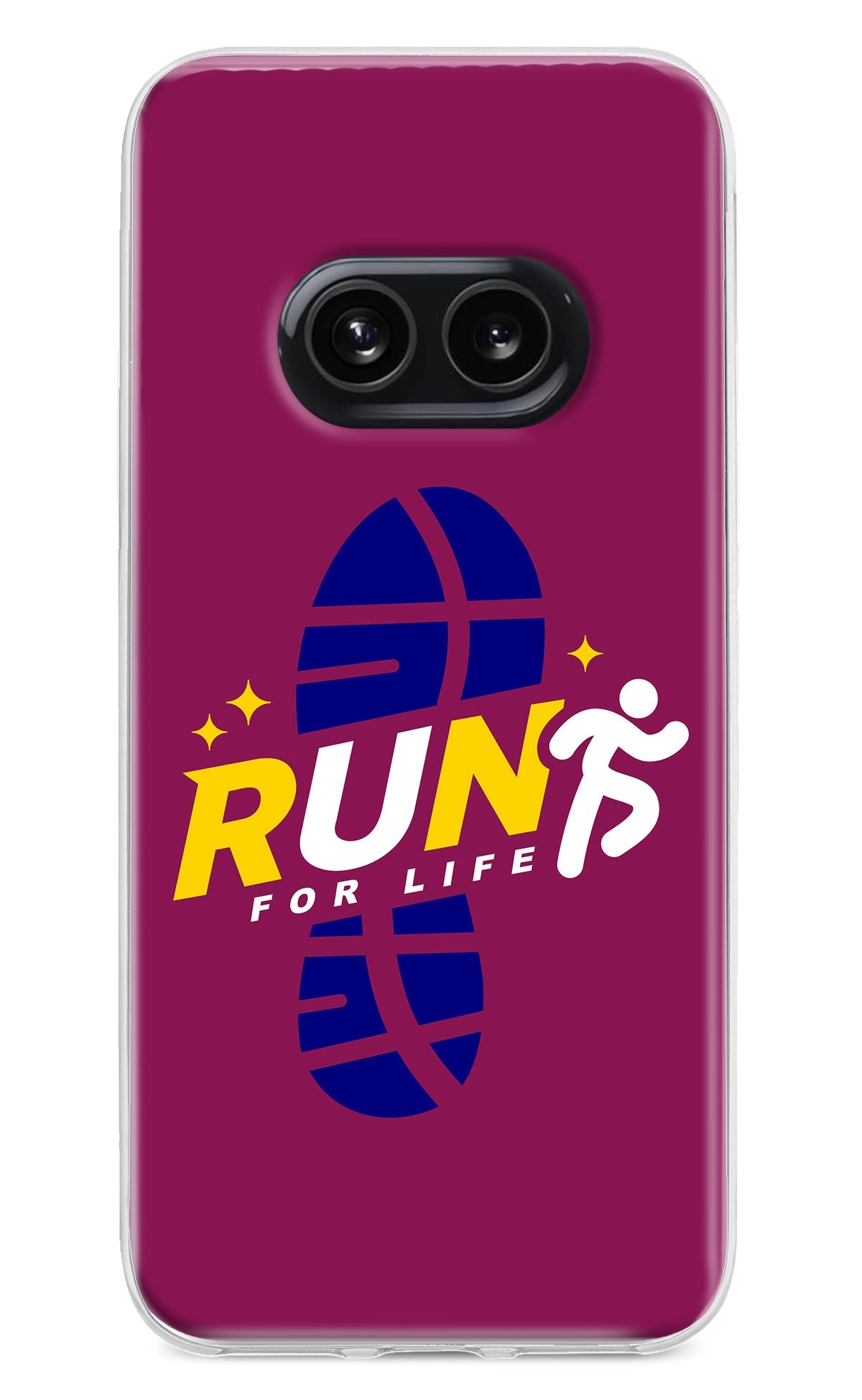 Run for Life Nothing Phone 2A Back Cover