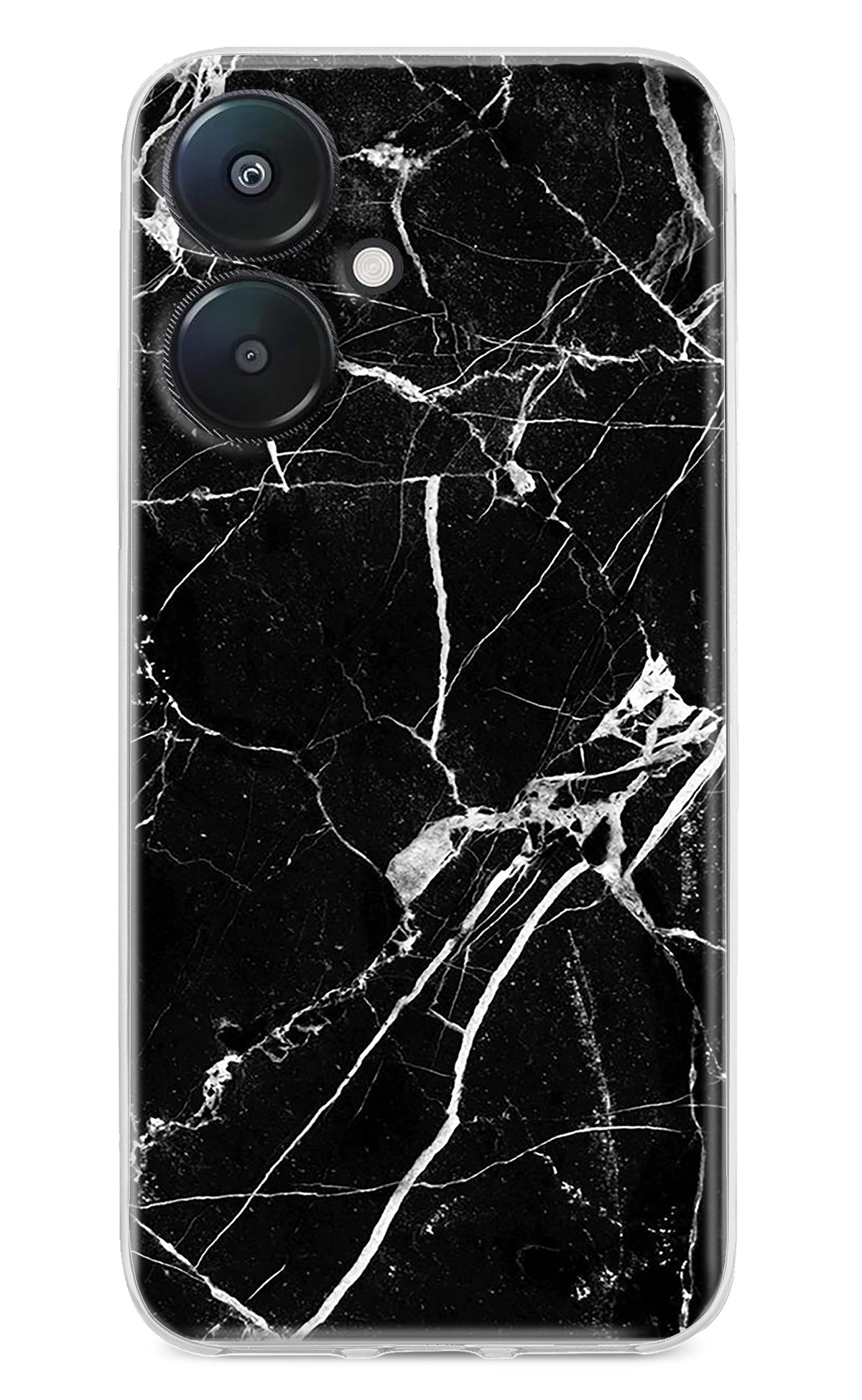 Black Marble Pattern Redmi 13C 5G Back Cover