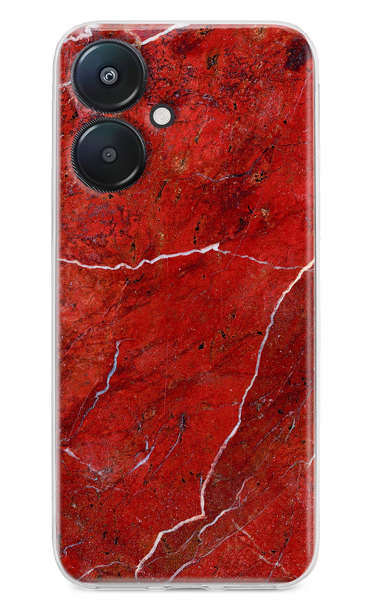 Red Marble Design Redmi 13C 5G Back Cover