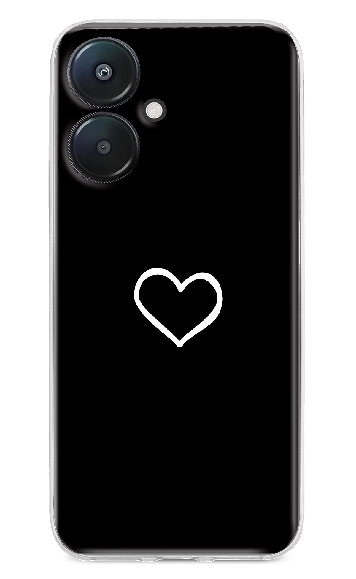 Heart Redmi 13C 5G Back Cover