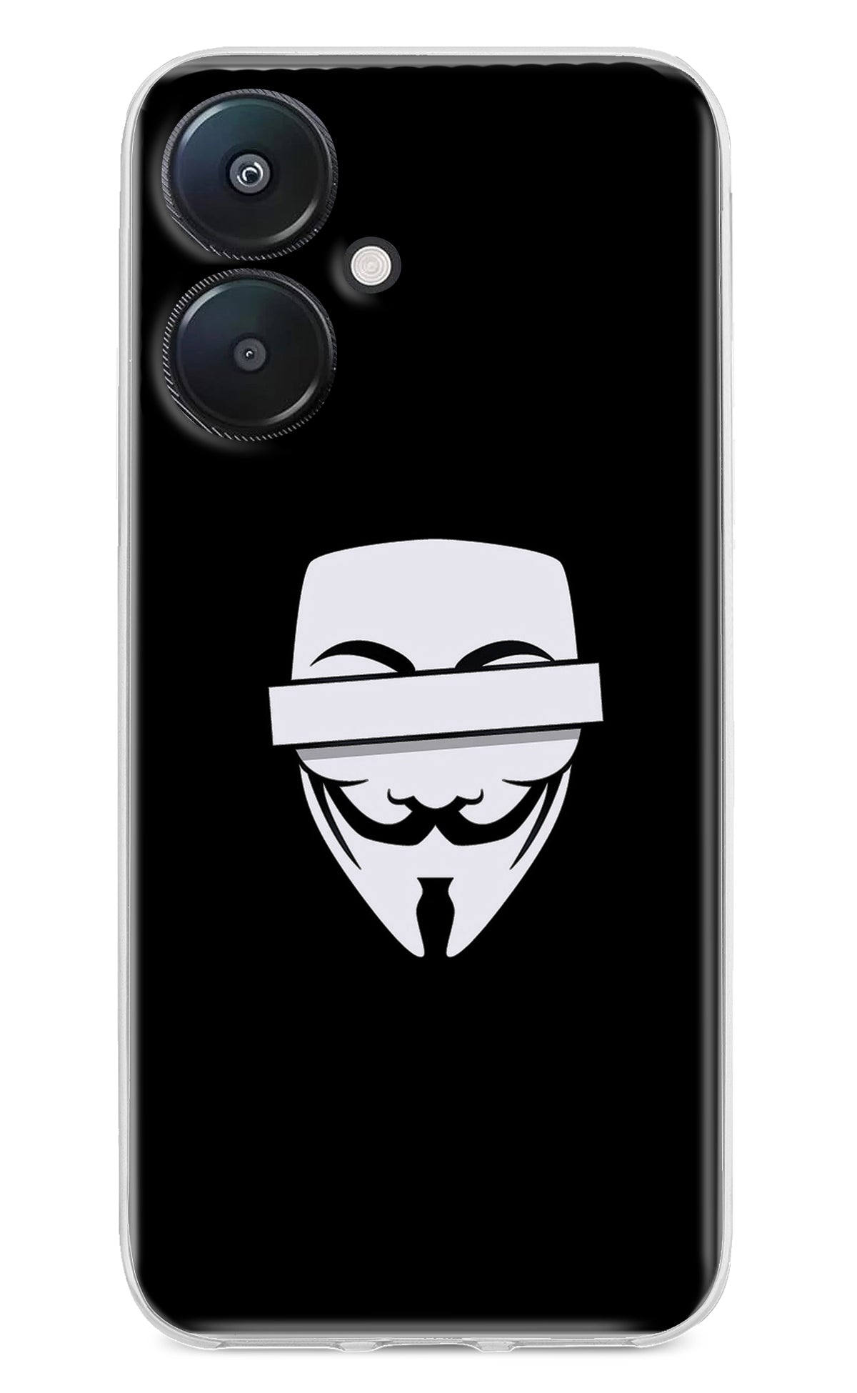 Anonymous Face Redmi 13C 5G Back Cover