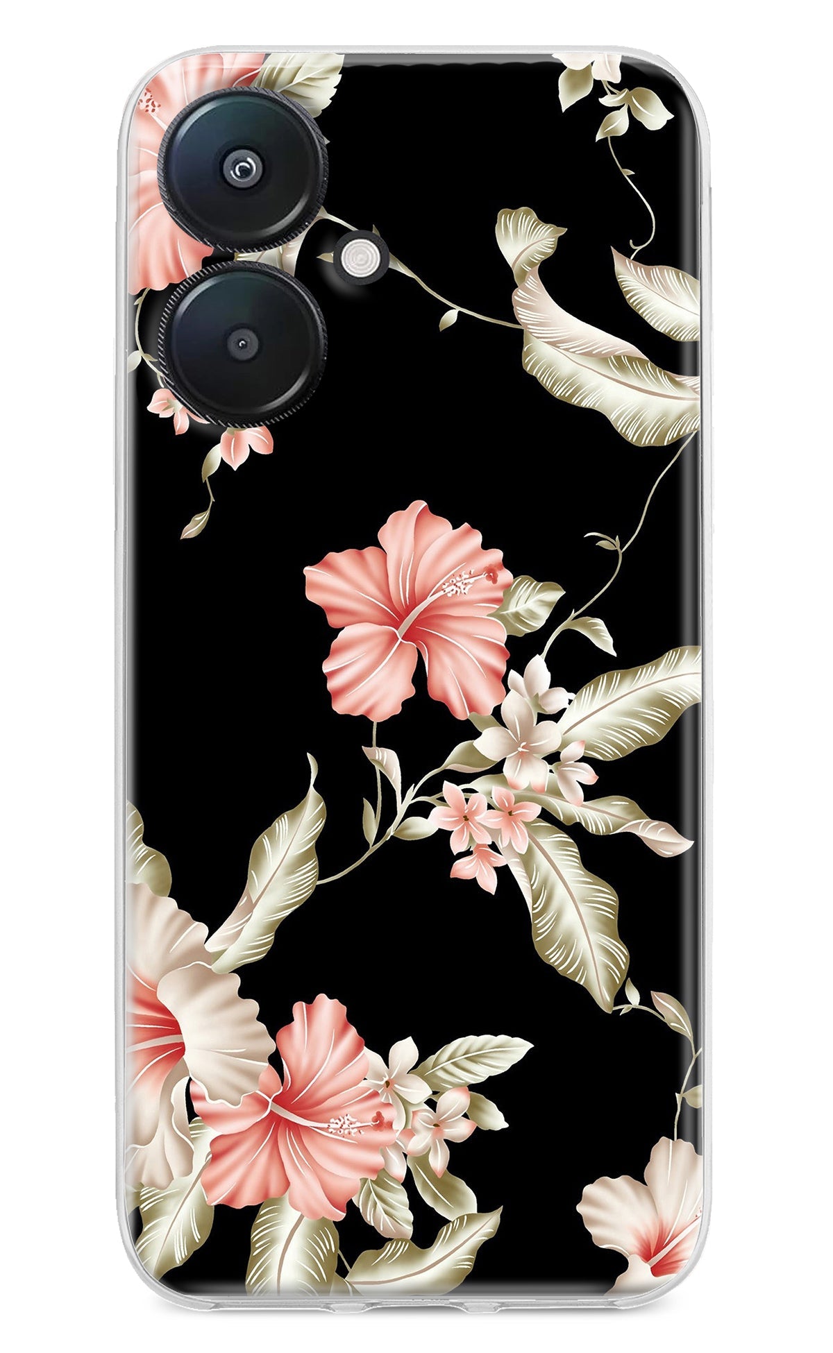 Flowers Redmi 13C 5G Back Cover