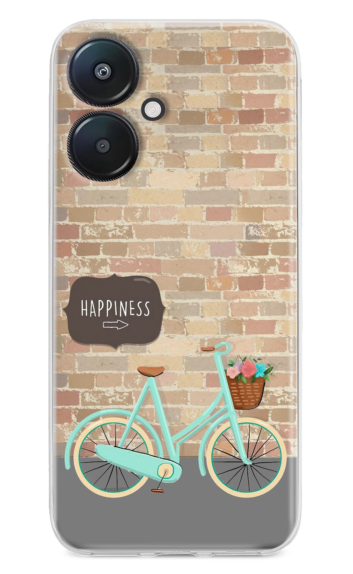 Happiness Artwork Redmi 13C 5G Back Cover