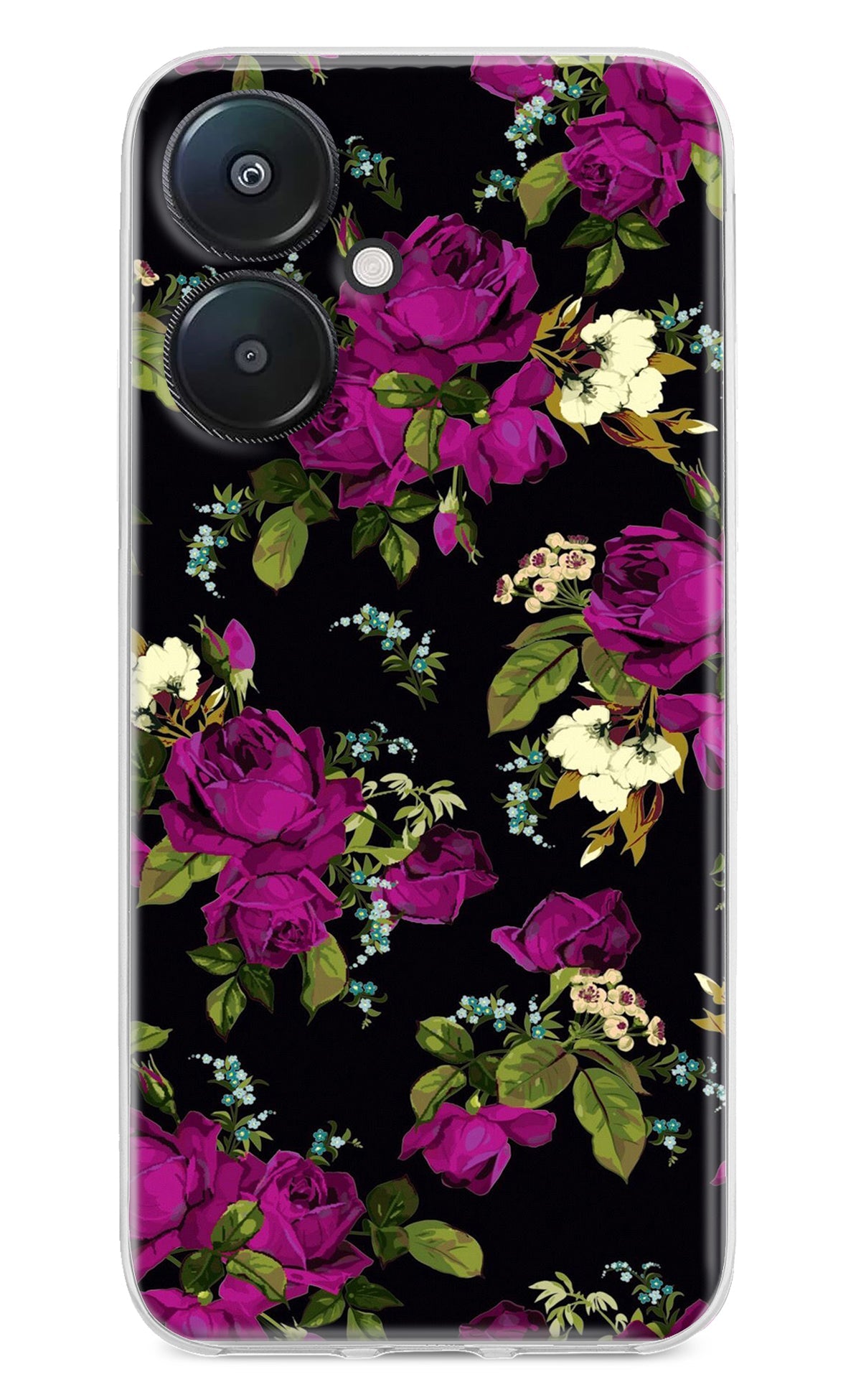 Flowers Redmi 13C 5G Back Cover