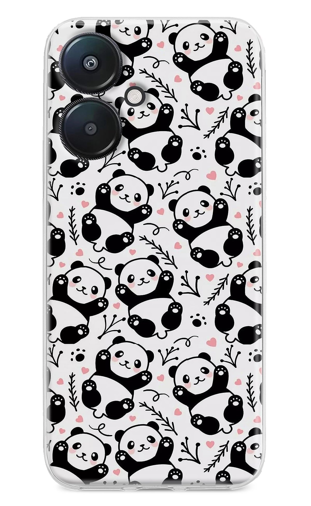 Cute Panda Redmi 13C 5G Back Cover