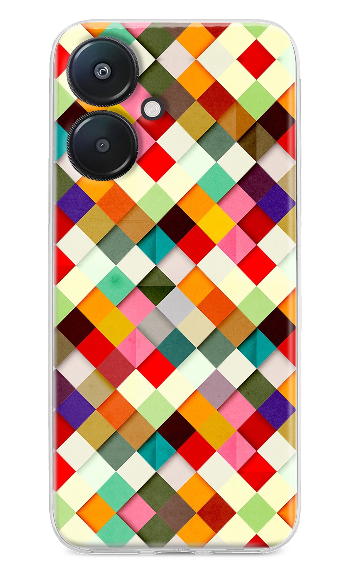 Geometric Abstract Colorful Redmi 13C 5G Back Cover