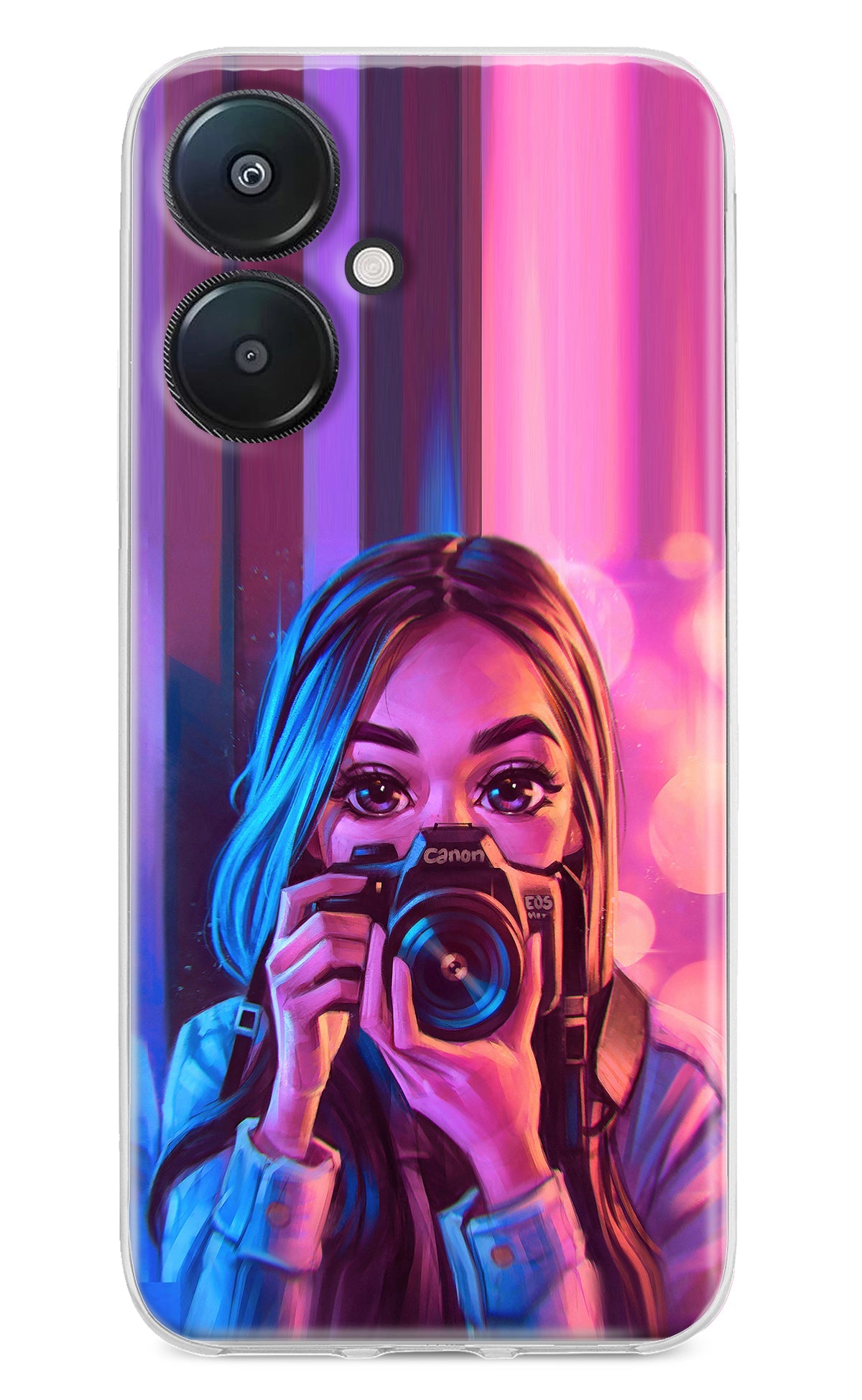 Girl Photographer Redmi 13C 5G Back Cover