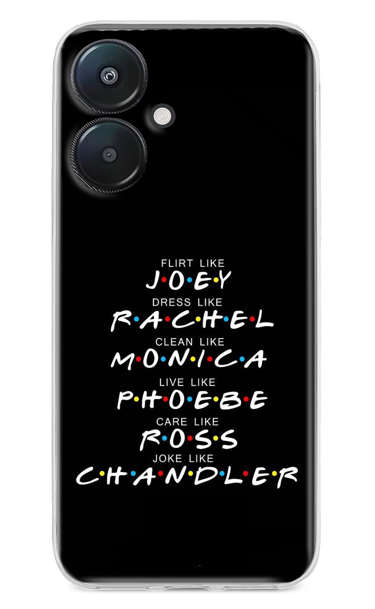 FRIENDS Character Redmi 13C 5G Back Cover