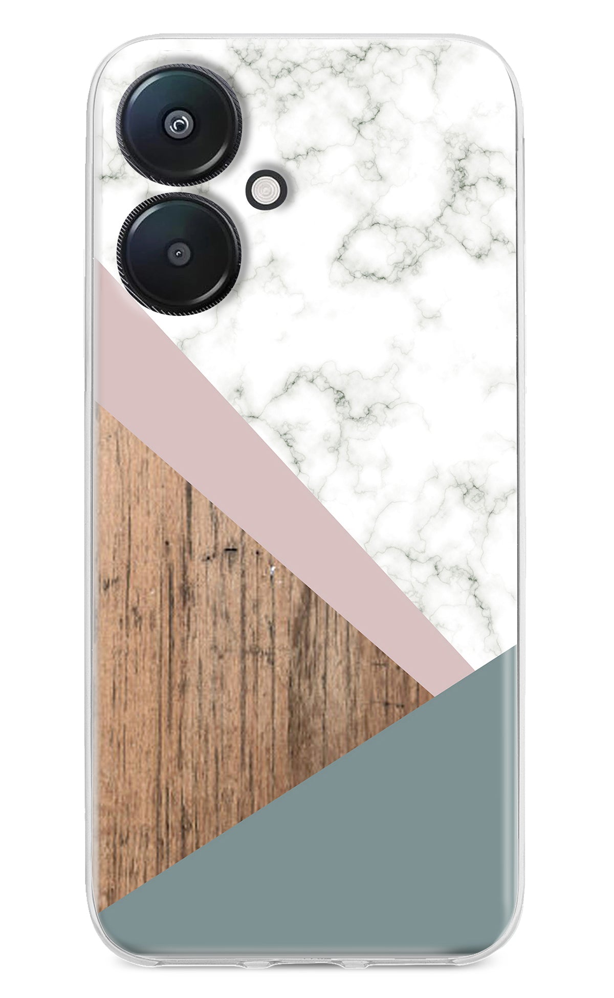 Marble wood Abstract Redmi 13C 5G Back Cover