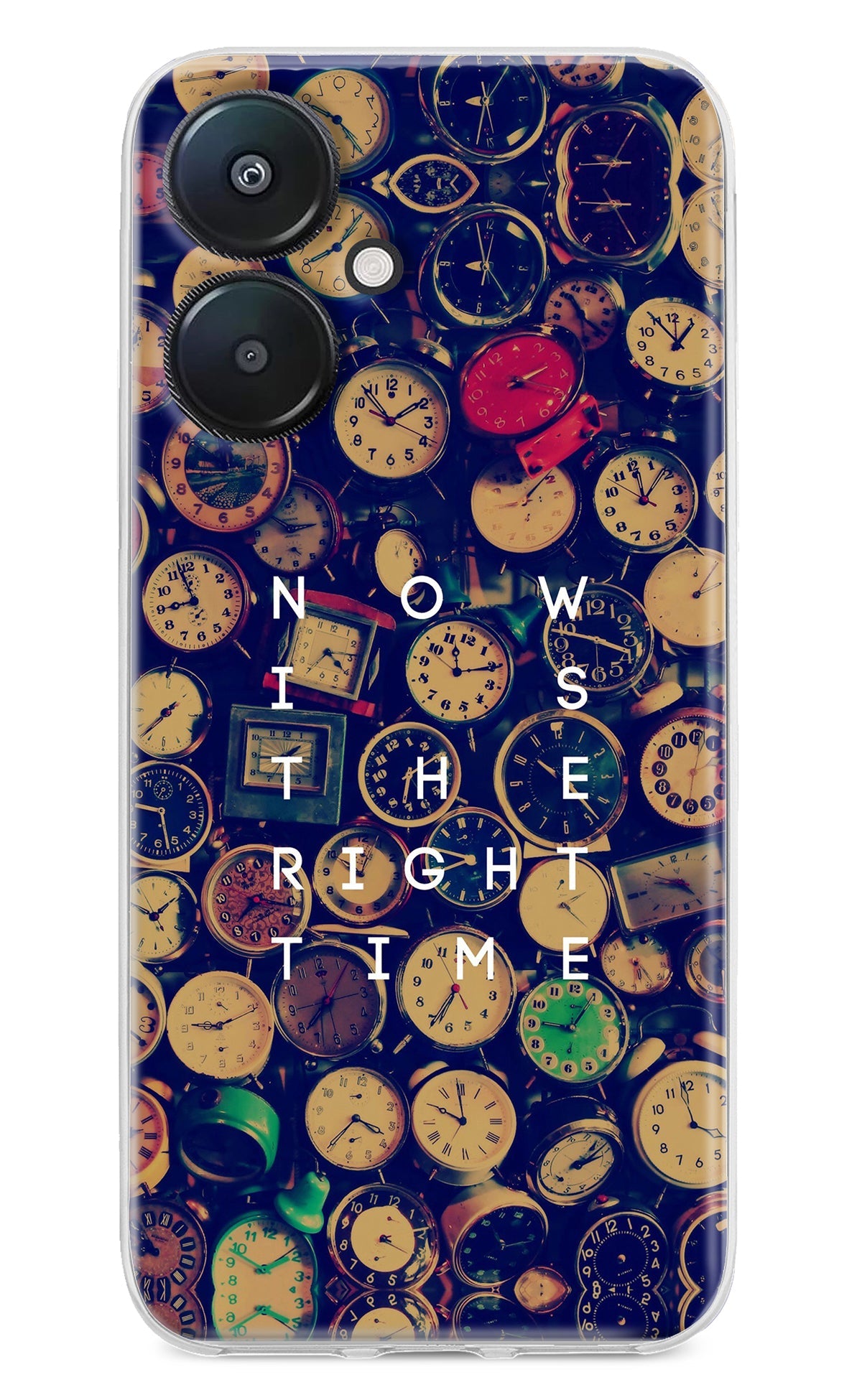 Now is the Right Time Quote Redmi 13C 5G Back Cover