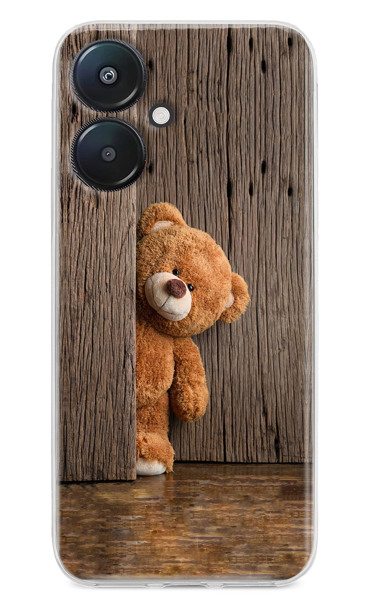 Teddy Wooden Redmi 13C 5G Back Cover