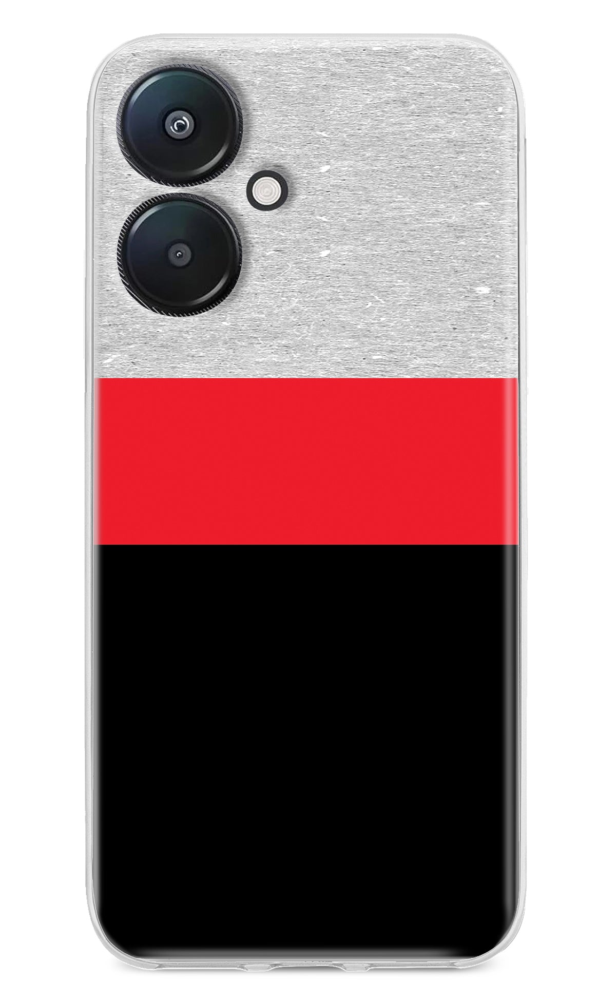 Tri Color Pattern Redmi 13C 5G Back Cover