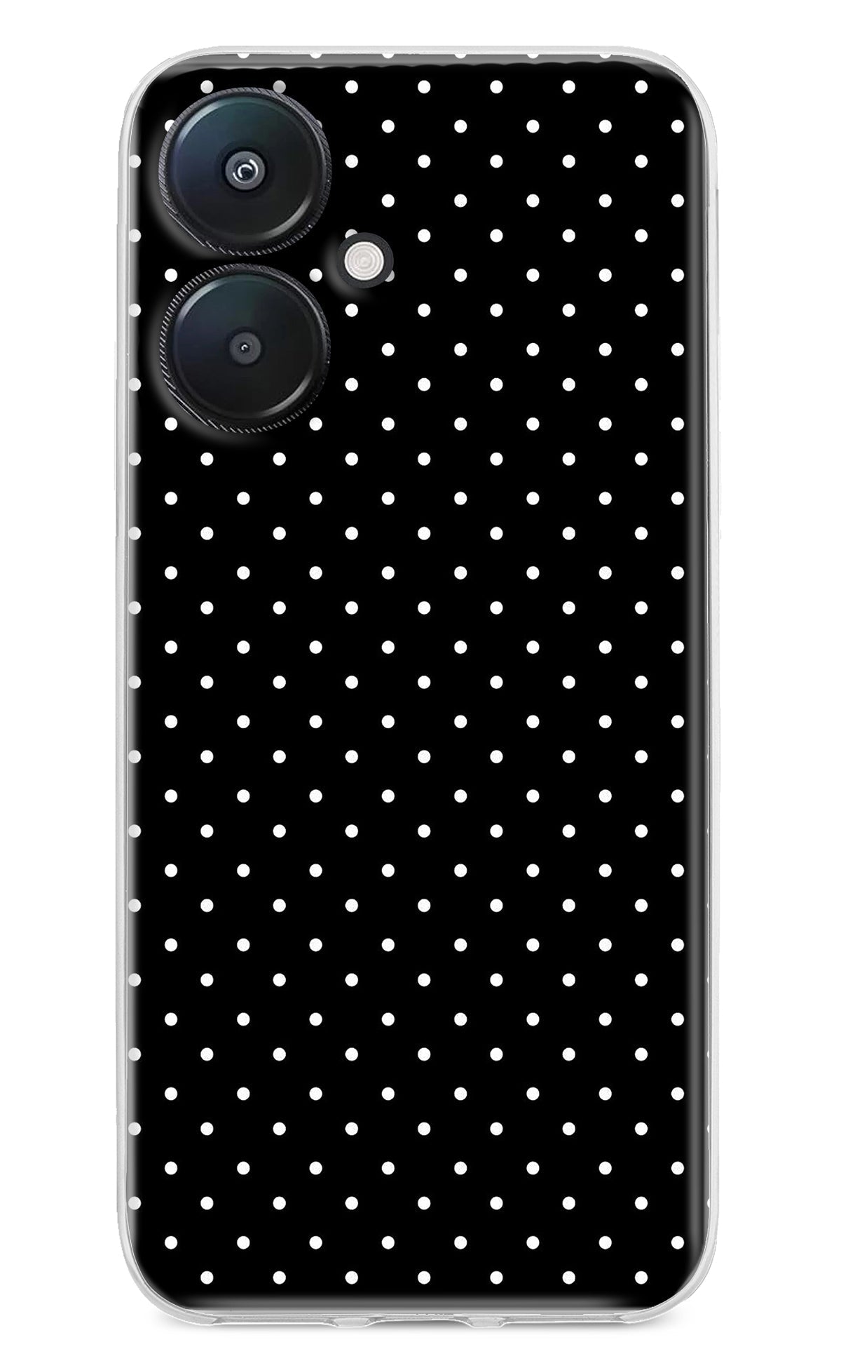 White Dots Redmi 13C 5G Back Cover